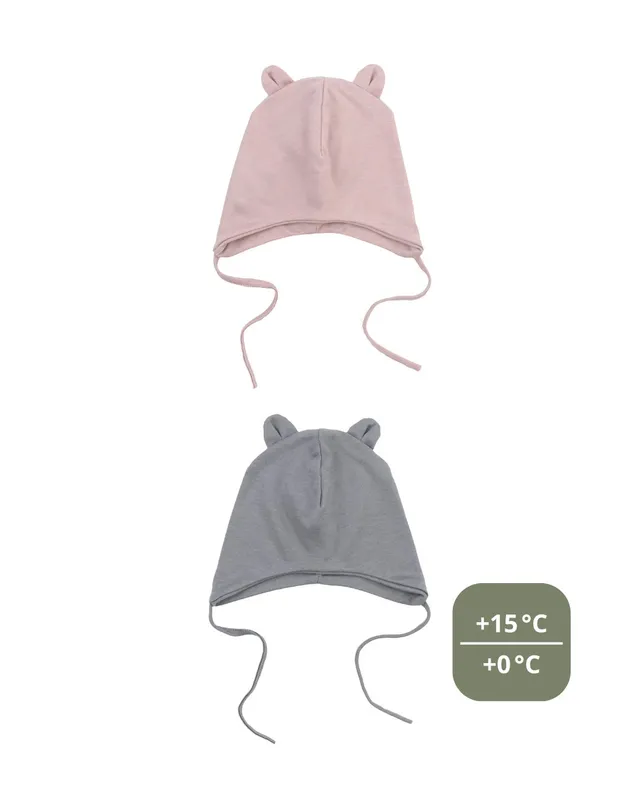 Woolly Organic Baby Hats cuffia neonato lyocell lana orsetto