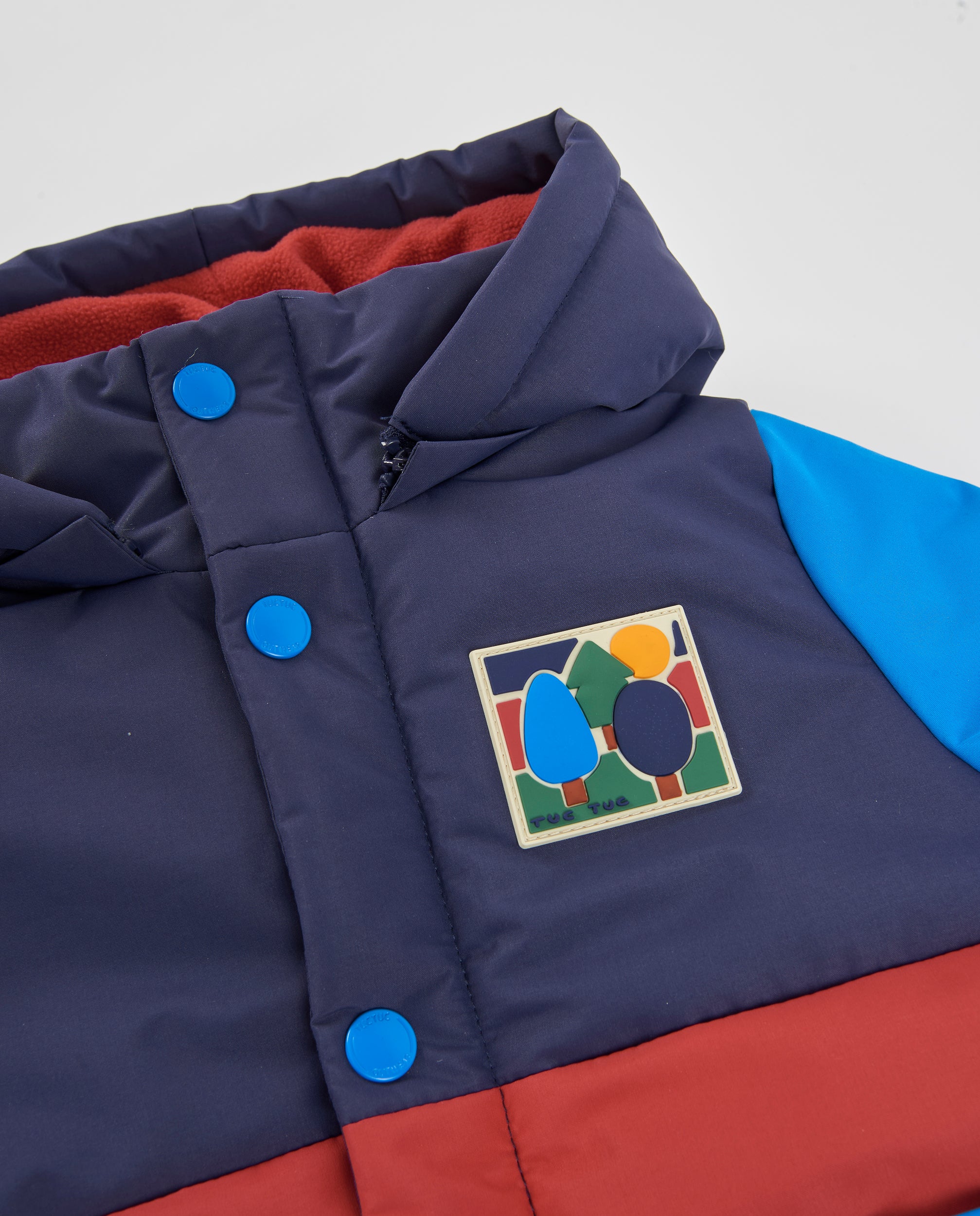 TucTuc Cappotti cappotto blu impermeabile cappuccio bimbo