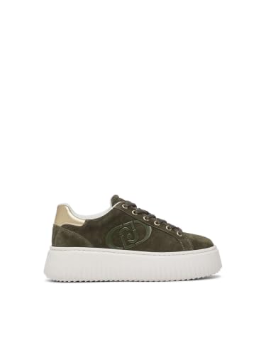 Liu Jo Scarpe Sneakers Platform Suede verdi moka