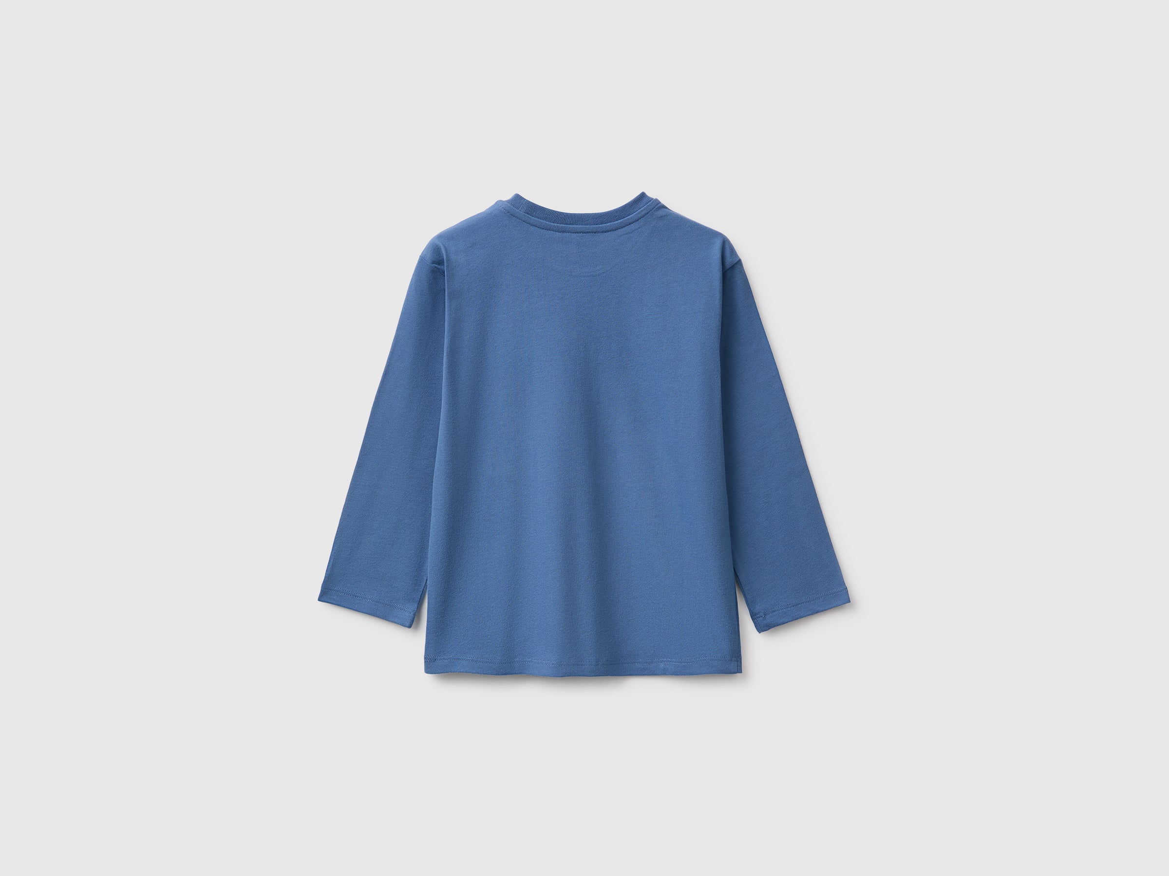 United Colors of Benetton T-shirt Cotone Bio Stampa Manica Lunga 82-116