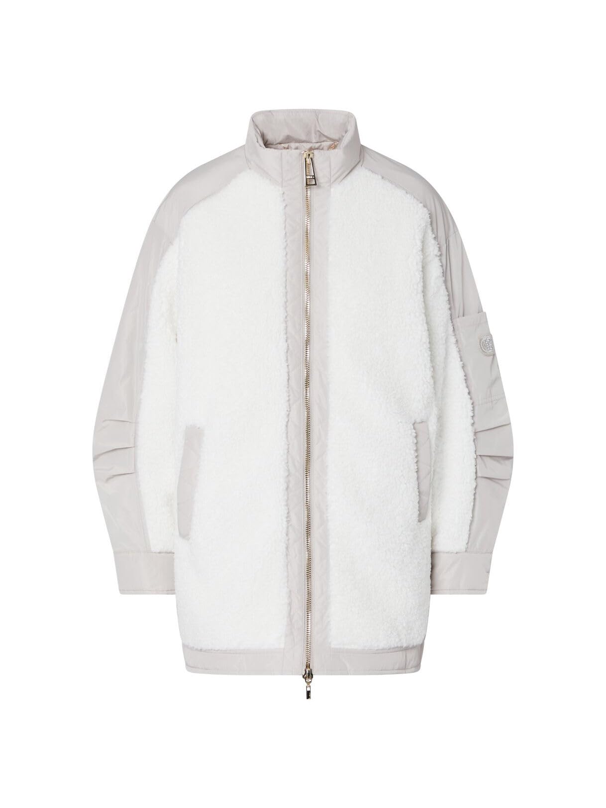 Liu Jo Bomber Oversize Teddy Donna L Viola Nylon Zip