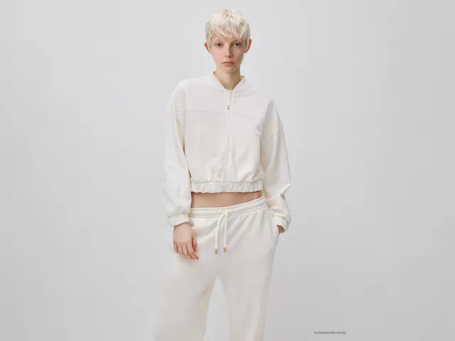 United Colors of Benetton Sweatshirts bomber cotone taglia M