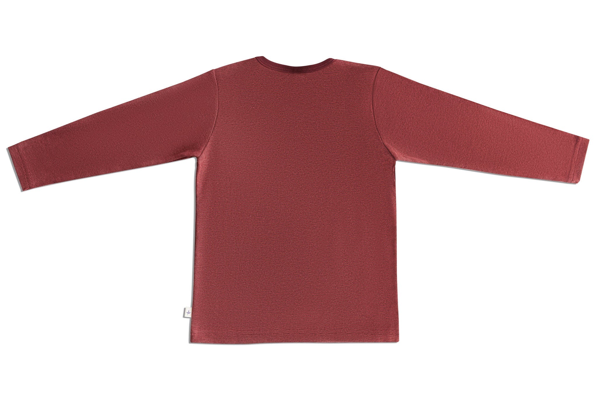 Leela Maglia Maniche Lunghe Rosso Ruggine Bio Baby