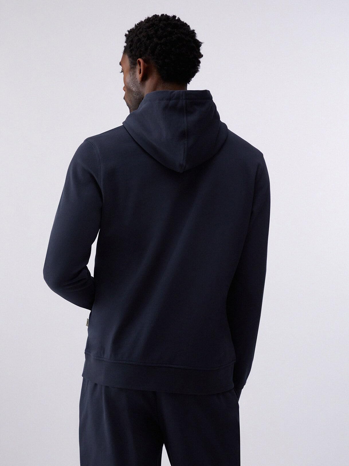 Liu Jo Felpa con Cappuccio XXL Blu Scuro Cotone