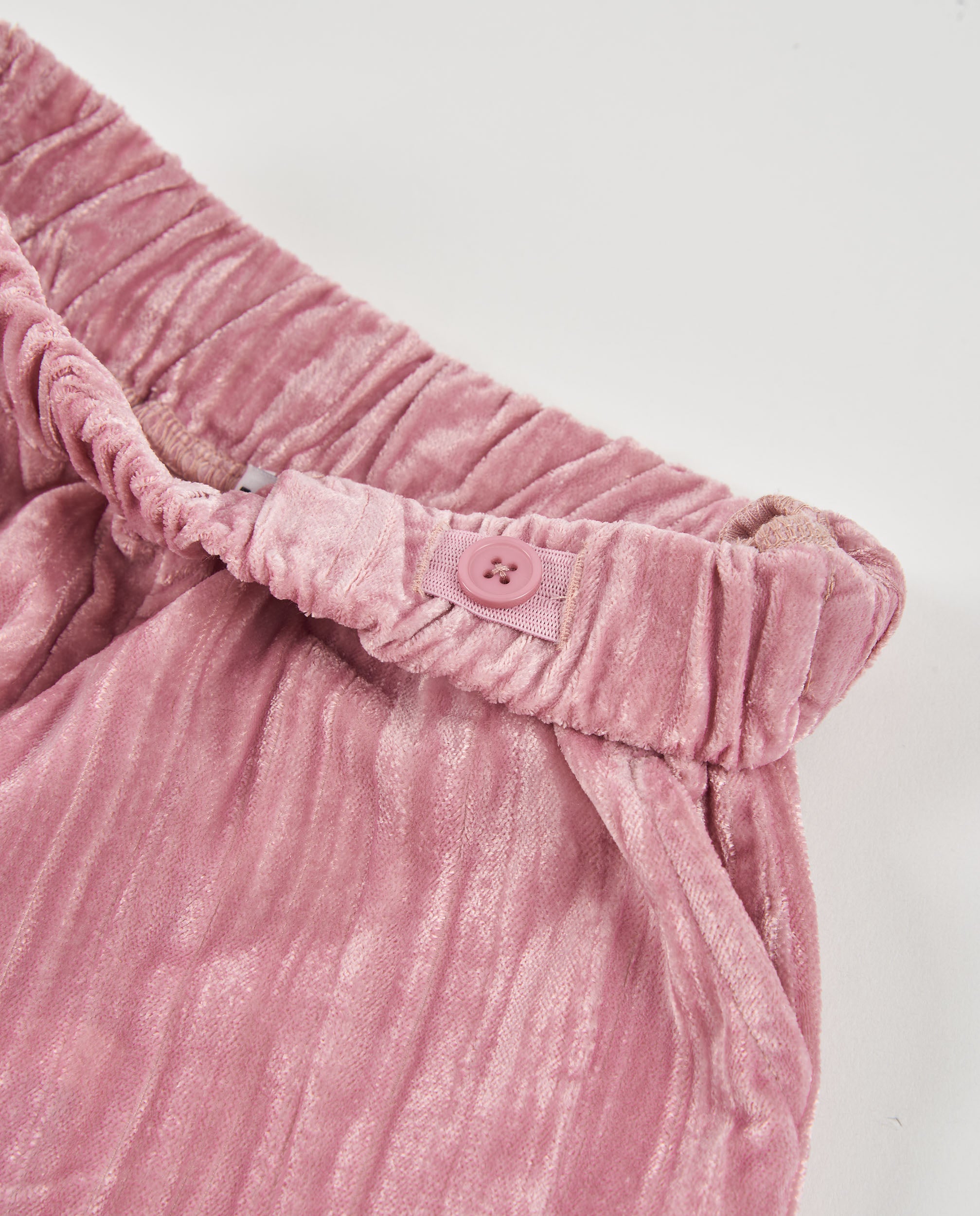 TucTuc Pantaloni tela bambina rosa 4A gamba dritta