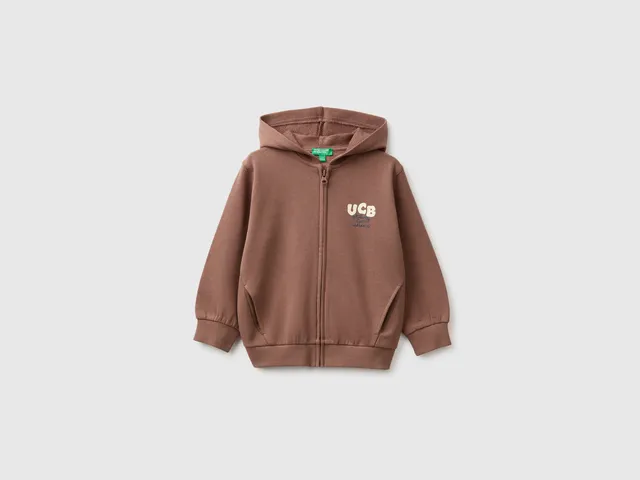 United Colors of Benetton Sweatshirts felpa cotone bio stampa taglia 82