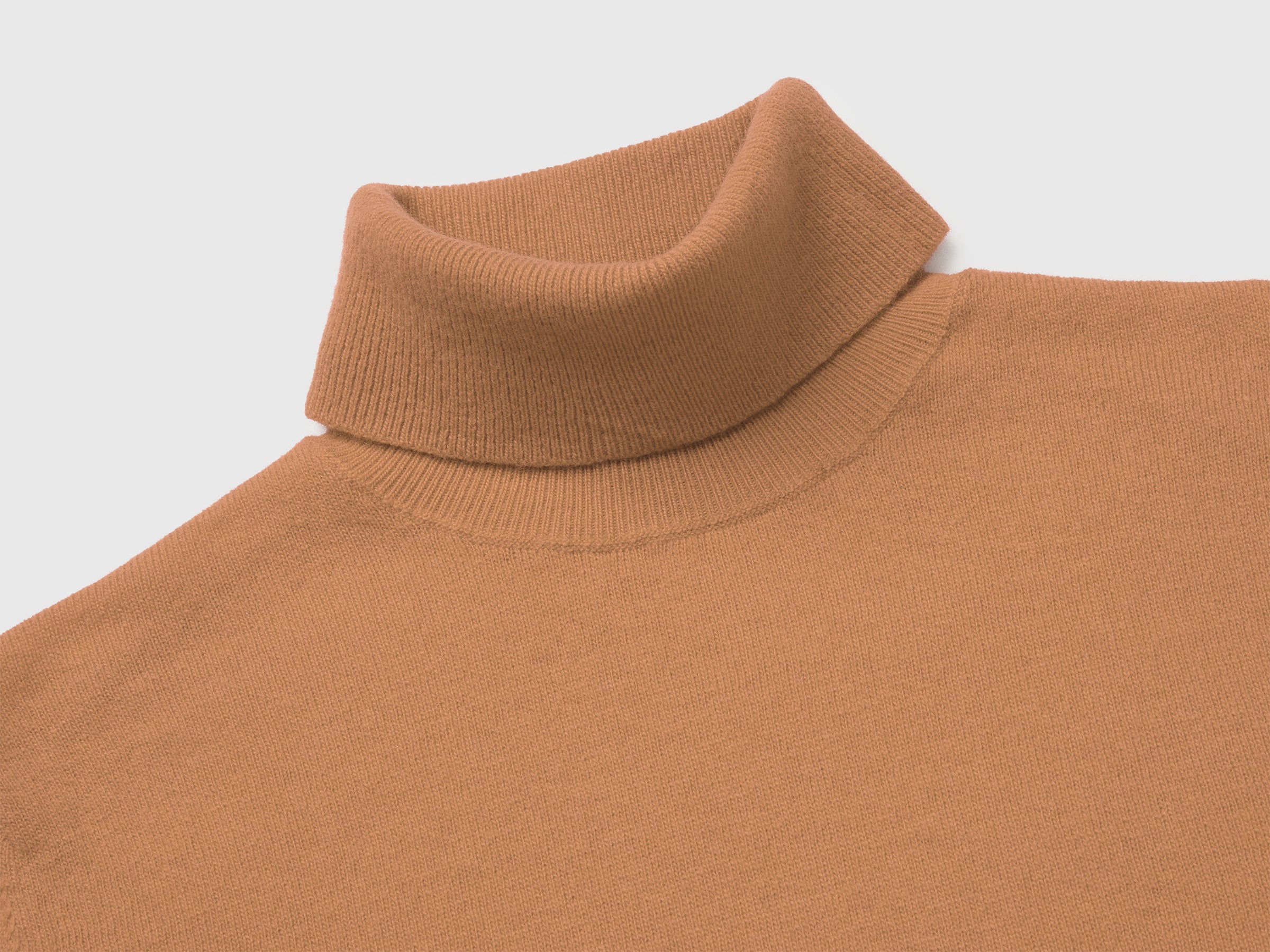 United Colors of Benetton dolcevita lana merino cammello M
