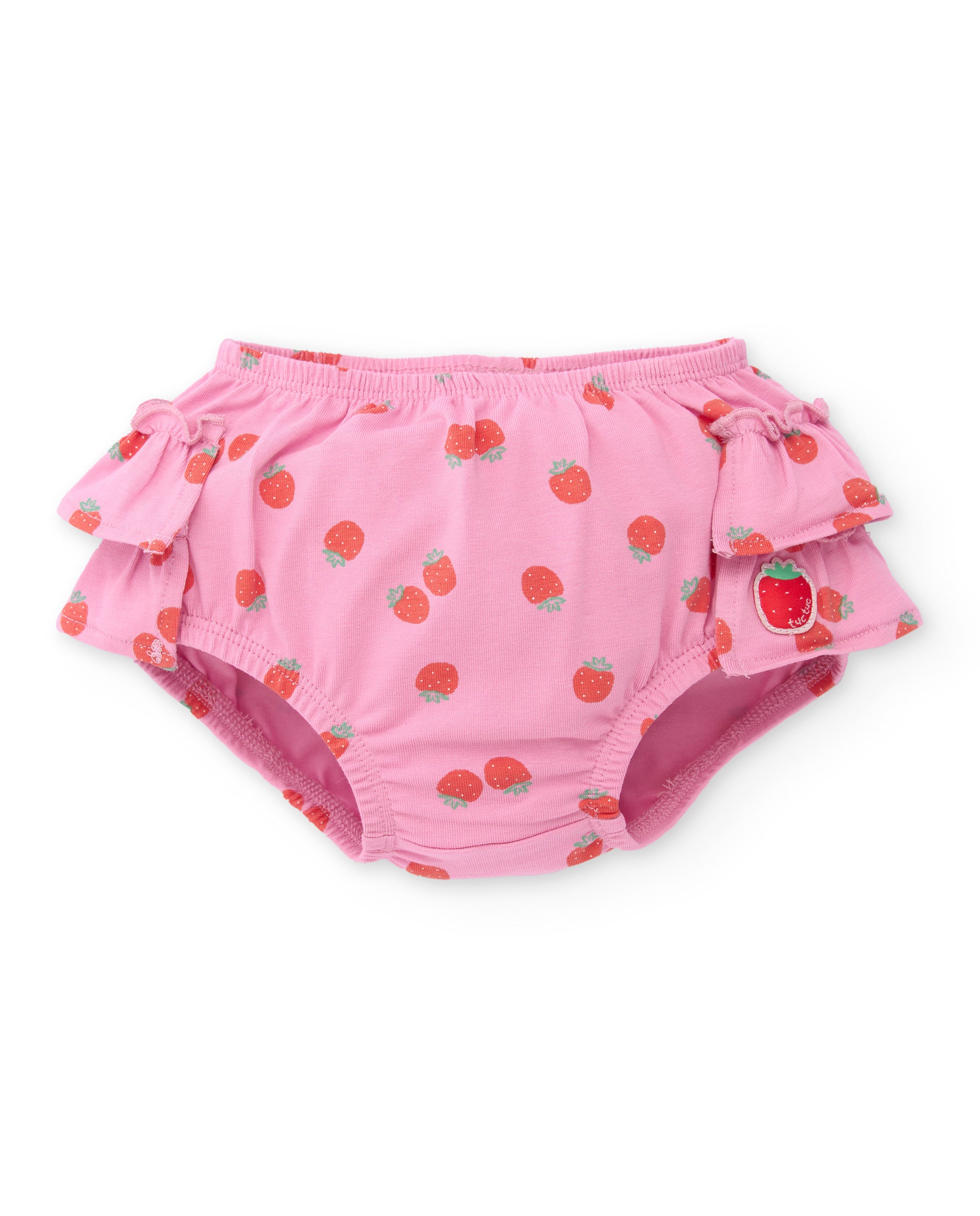 TucTuc Completi Set Neonato Bianco Cotone Fragola