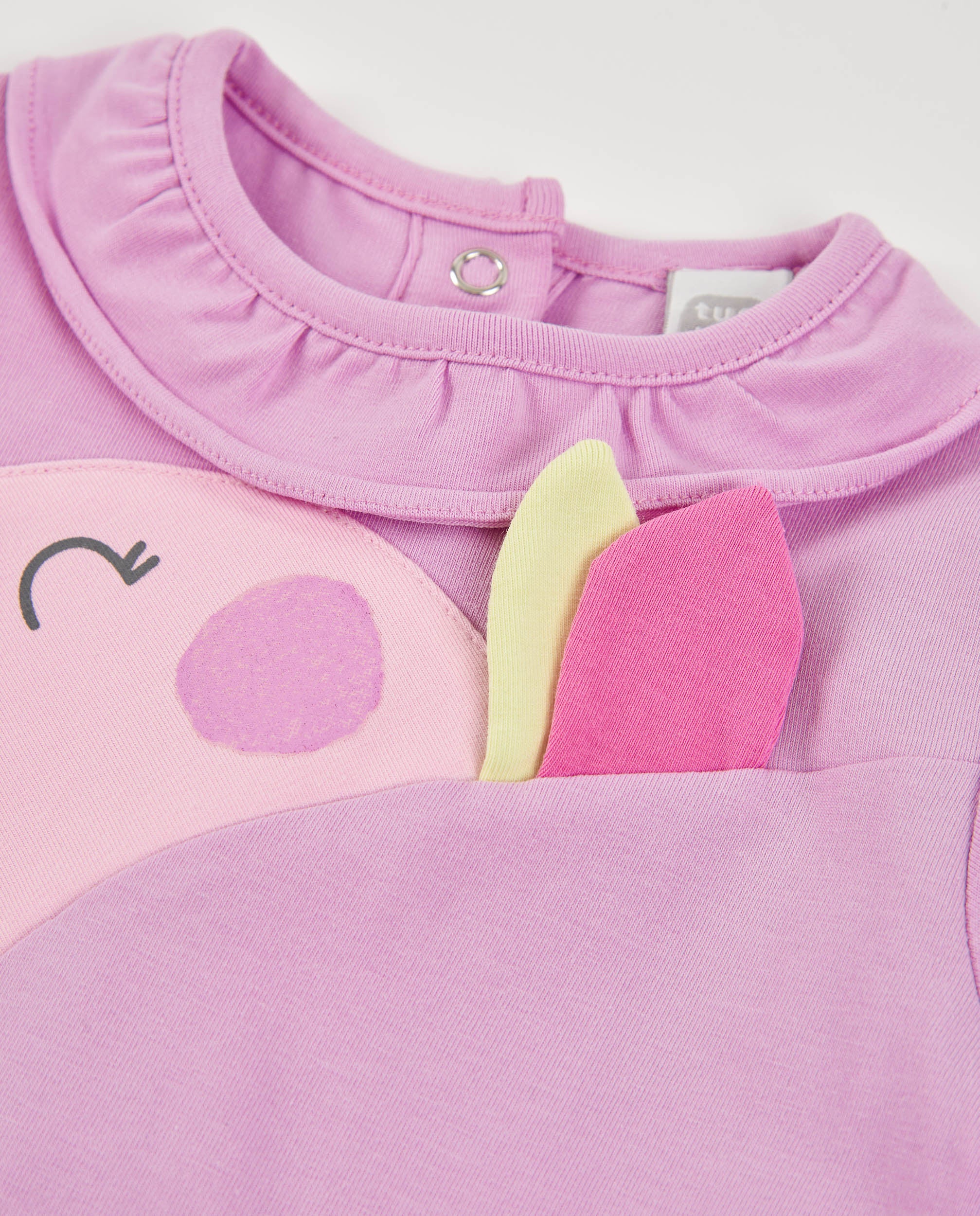 TucTuc Tutine Pagliaccetto neonata rosa farfalla maglia