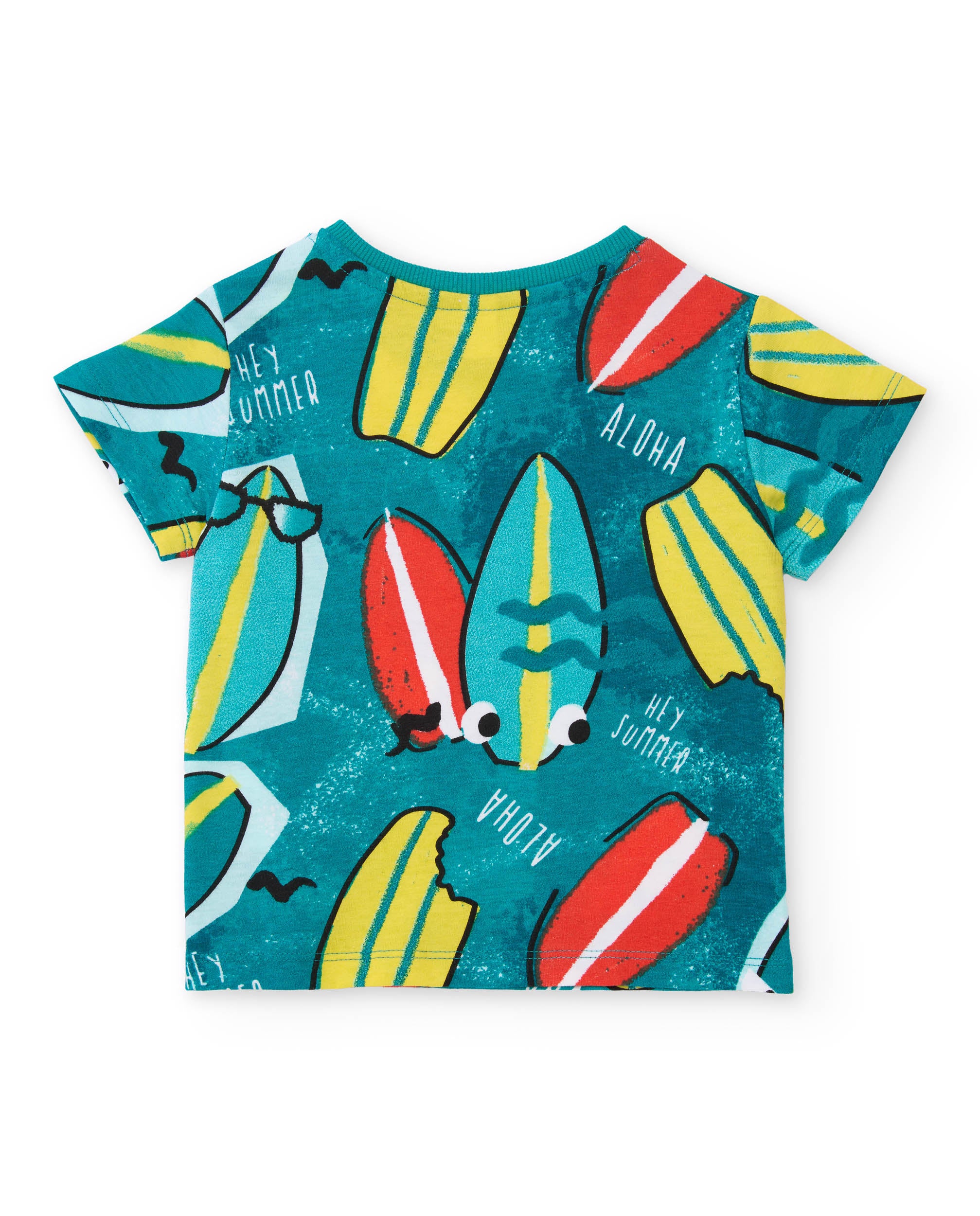 TucTuc Completi set maglia surf turchese + shorts 4 anni