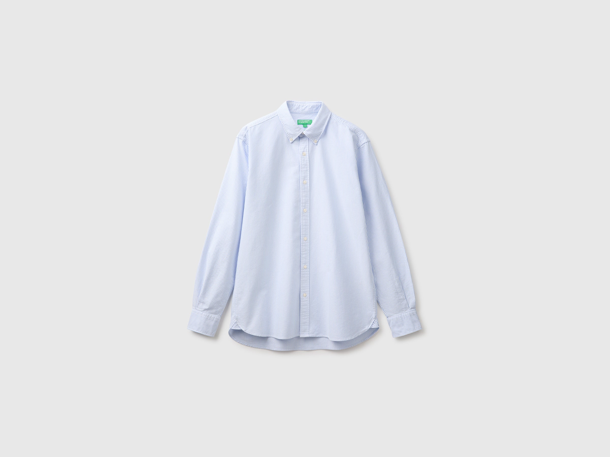 United Colors of Benetton Shirts Camicia Righe Cotone Regular