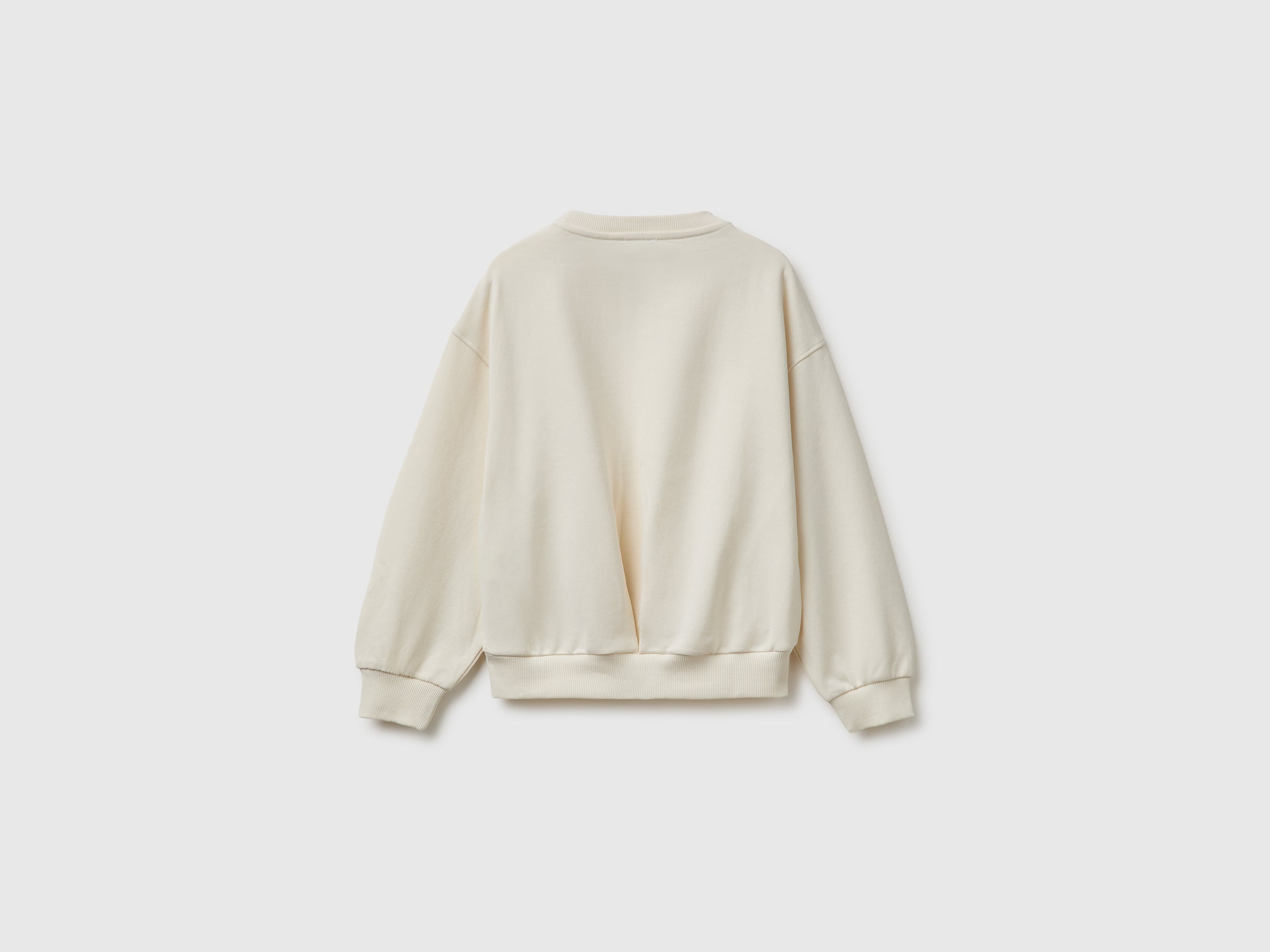 United Colors of Benetton Sweatshirts Felpa Cotone Girocollo Relaxed