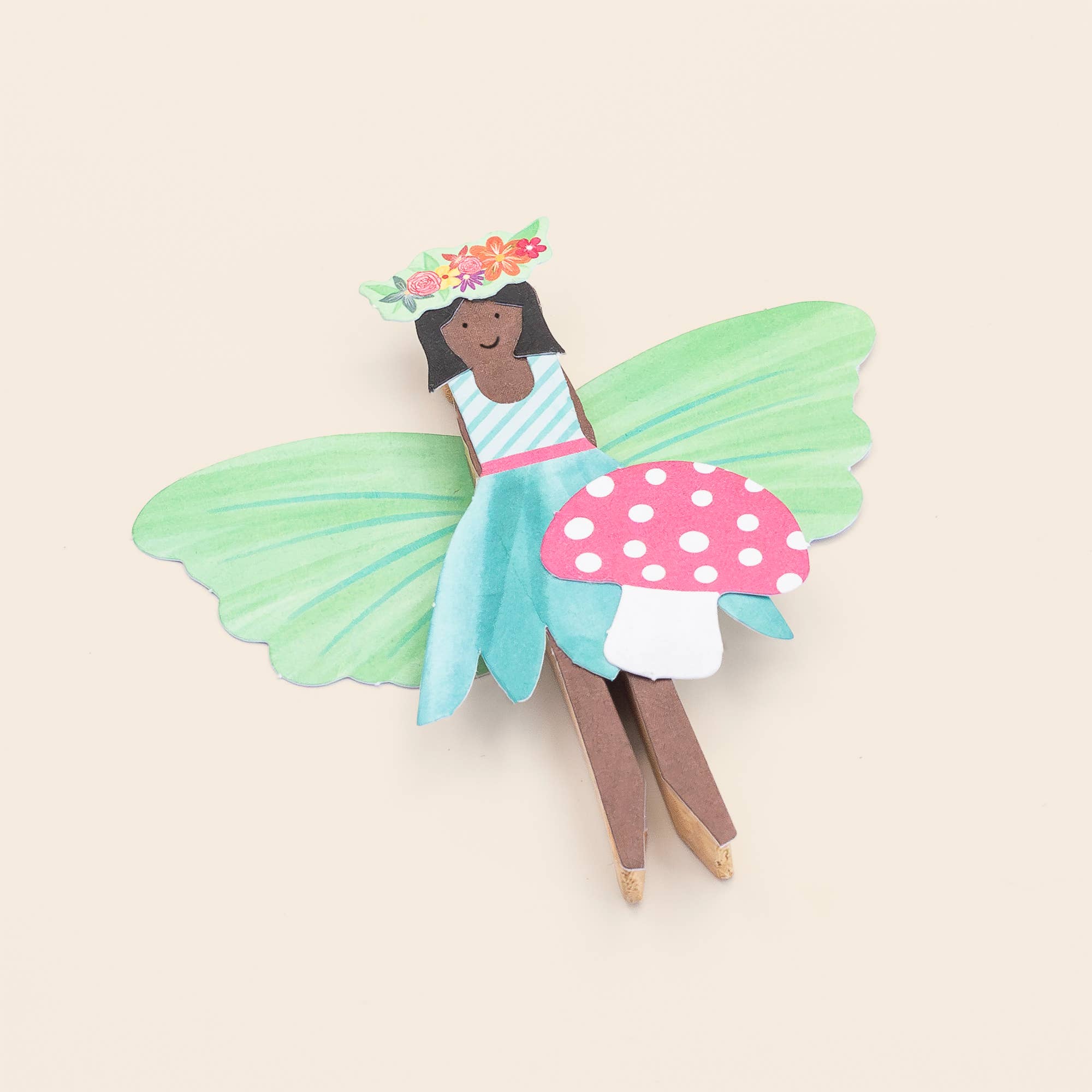 Cotton Twist Fata kit creativo bambola legno dai 3 anni