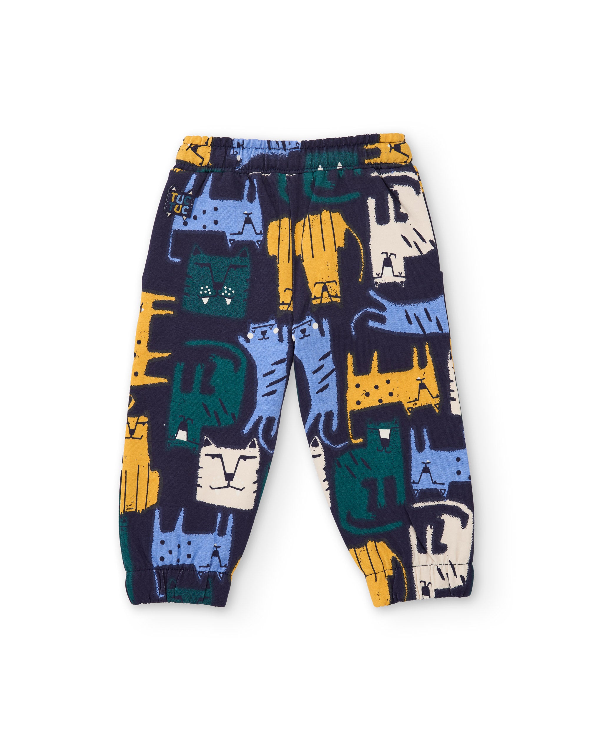 TucTuc Completi Tuta Bambino Felpa Tigre Giallo Cotone