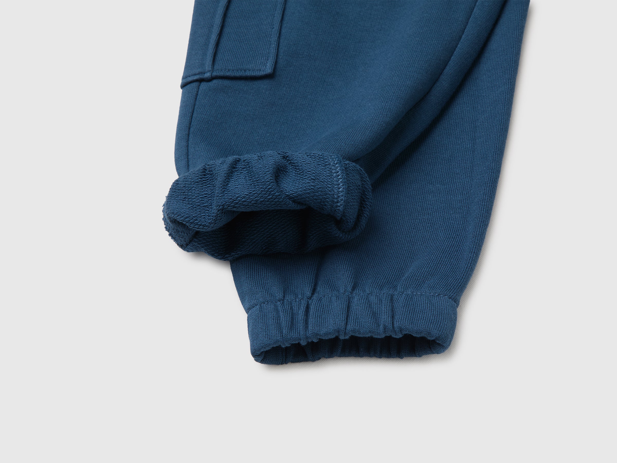 Benetton Pantaloni Felpa Cargo Cotone Taglia 104