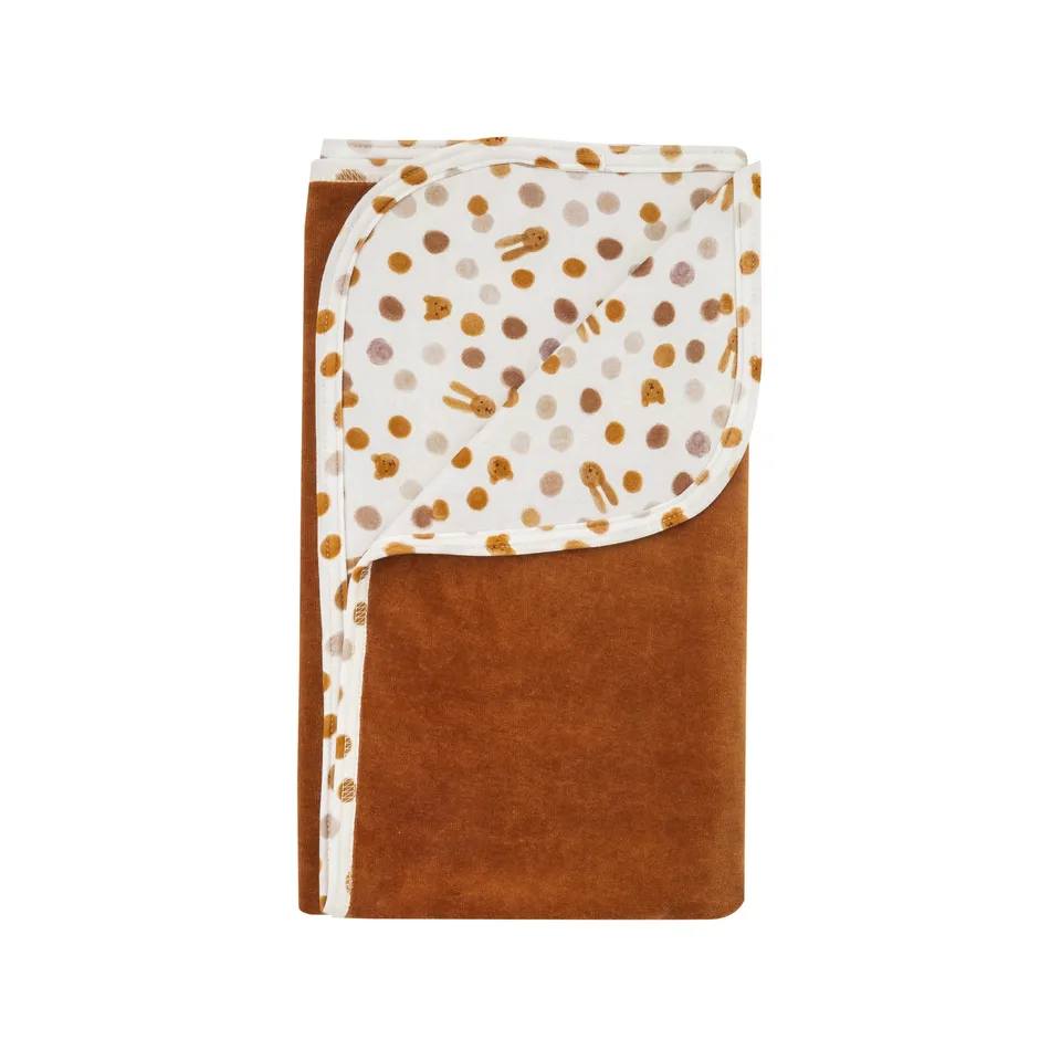 Woolly Organic Baby Blankets Velour Blanket copertina 75x85 cotone