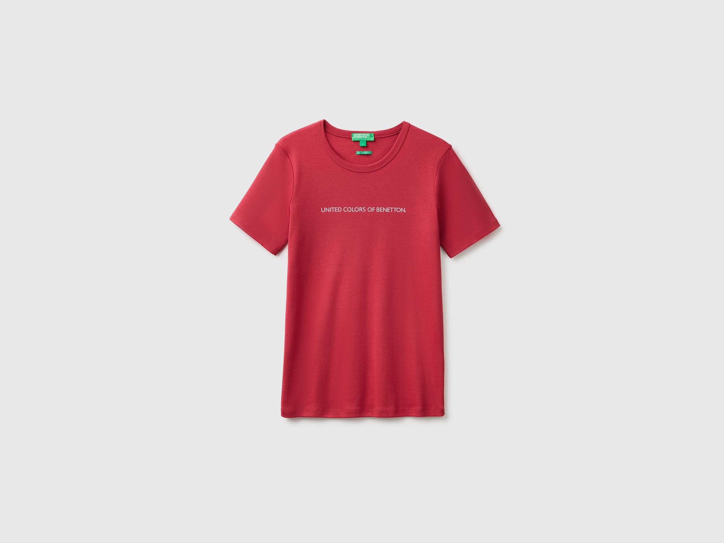 United Colors of Benetton t-shirt maniche corte logo glitter cotone