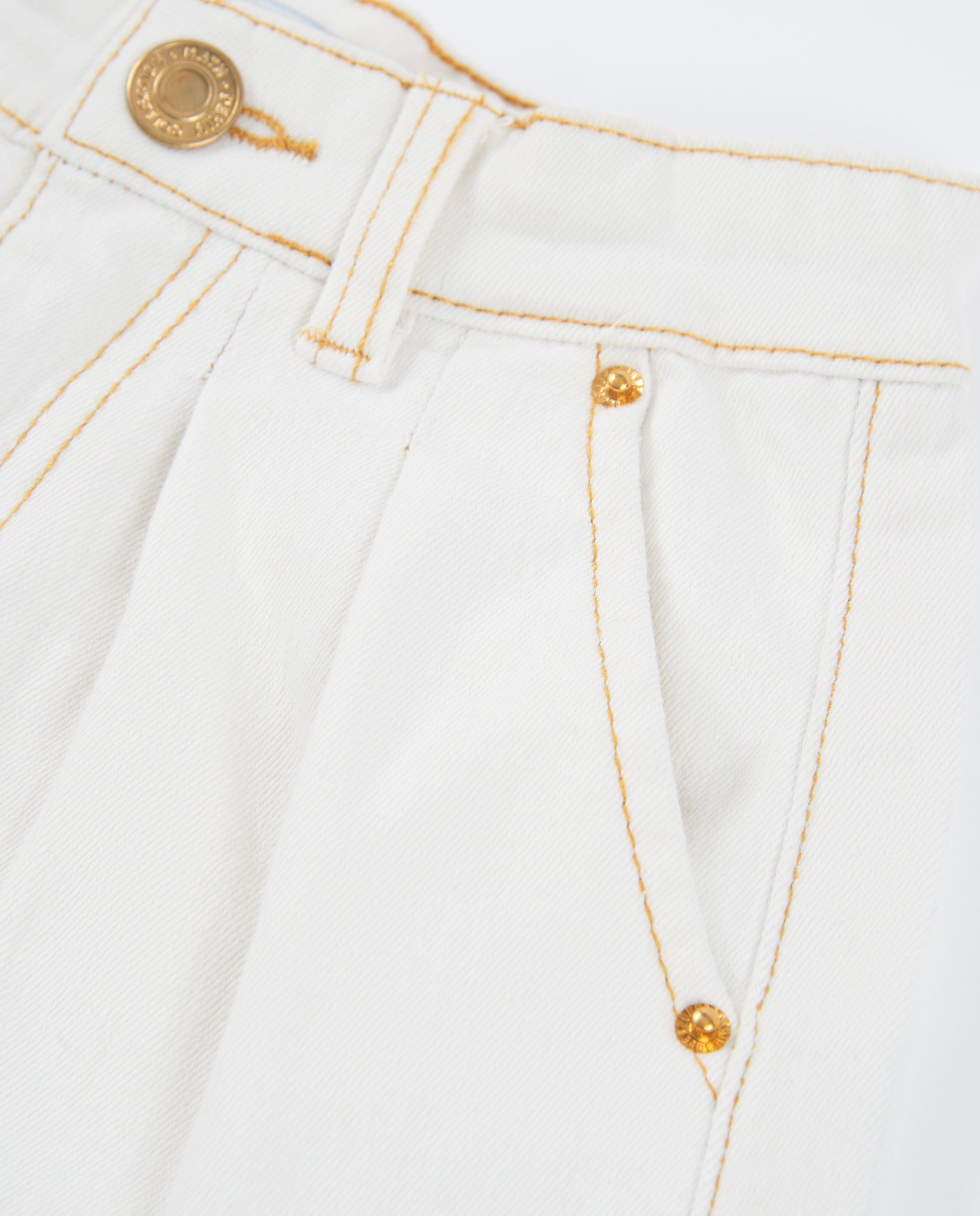 TucTuc Bermuda shorts bambina denim bianco