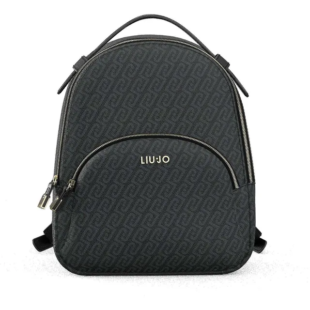 Liu Jo AF6209 E1137 zaino nero ecopelle backpack M