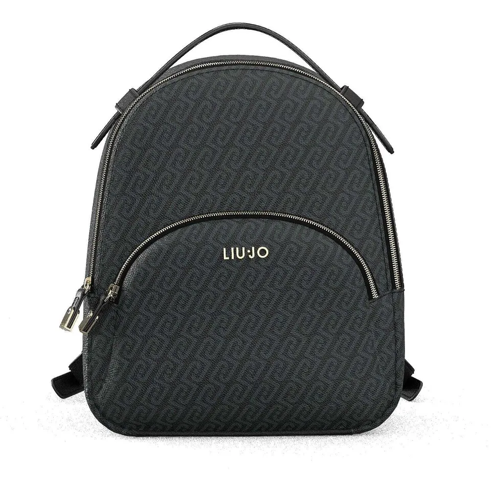 Liu Jo AF6209 E1137 zaino nero ecopelle backpack M