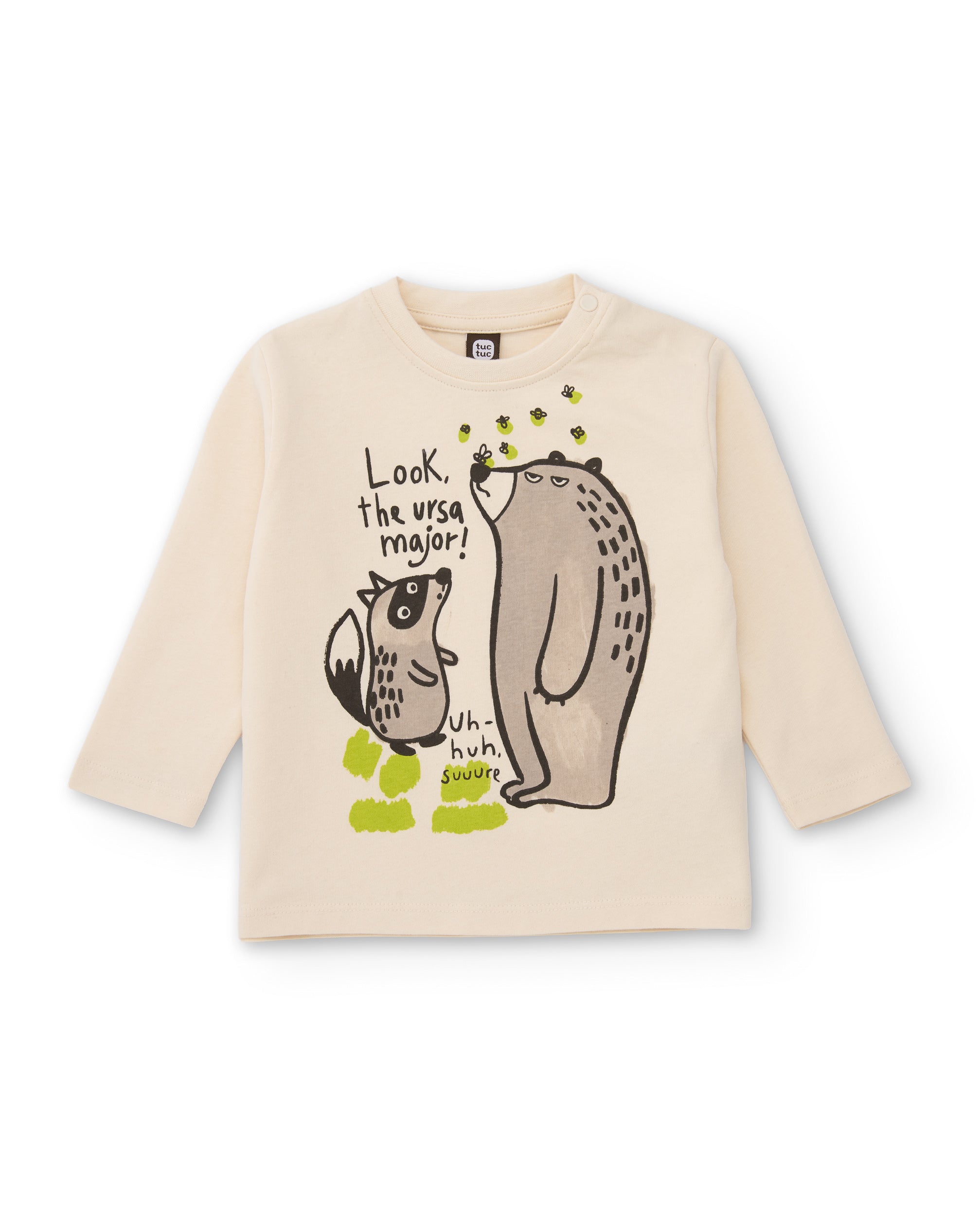 TucTuc Magliette t-shirt bambino crudo orsi maniche lunghe