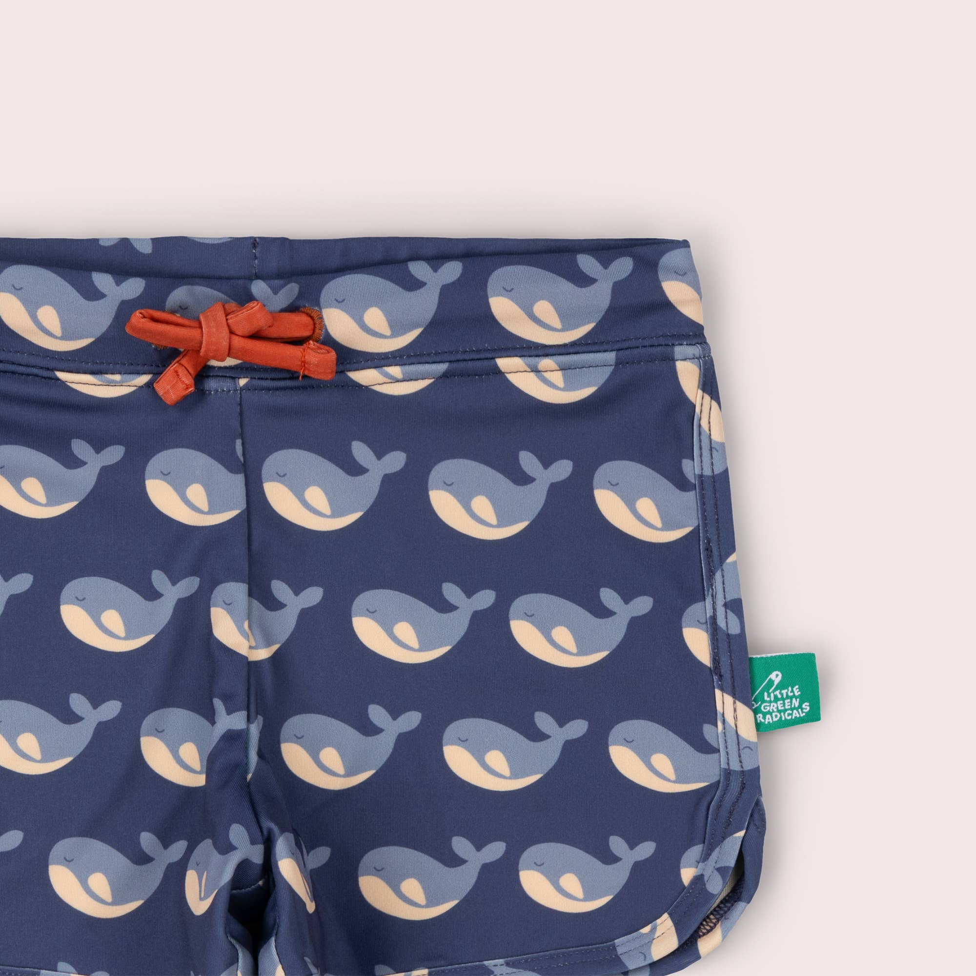 Little Green Radicals Balene Blu pantaloncini mare UPF 50+