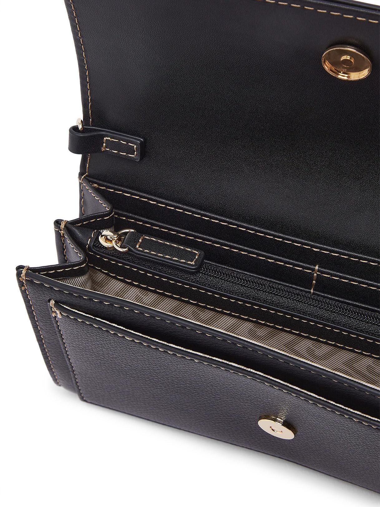 Liu Jo 22222 Portafoglio Grande Nero con Tracolla