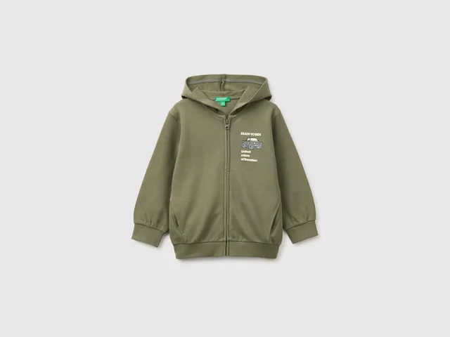 United Colors of Benetton hoodie felpa bimba cotone 104