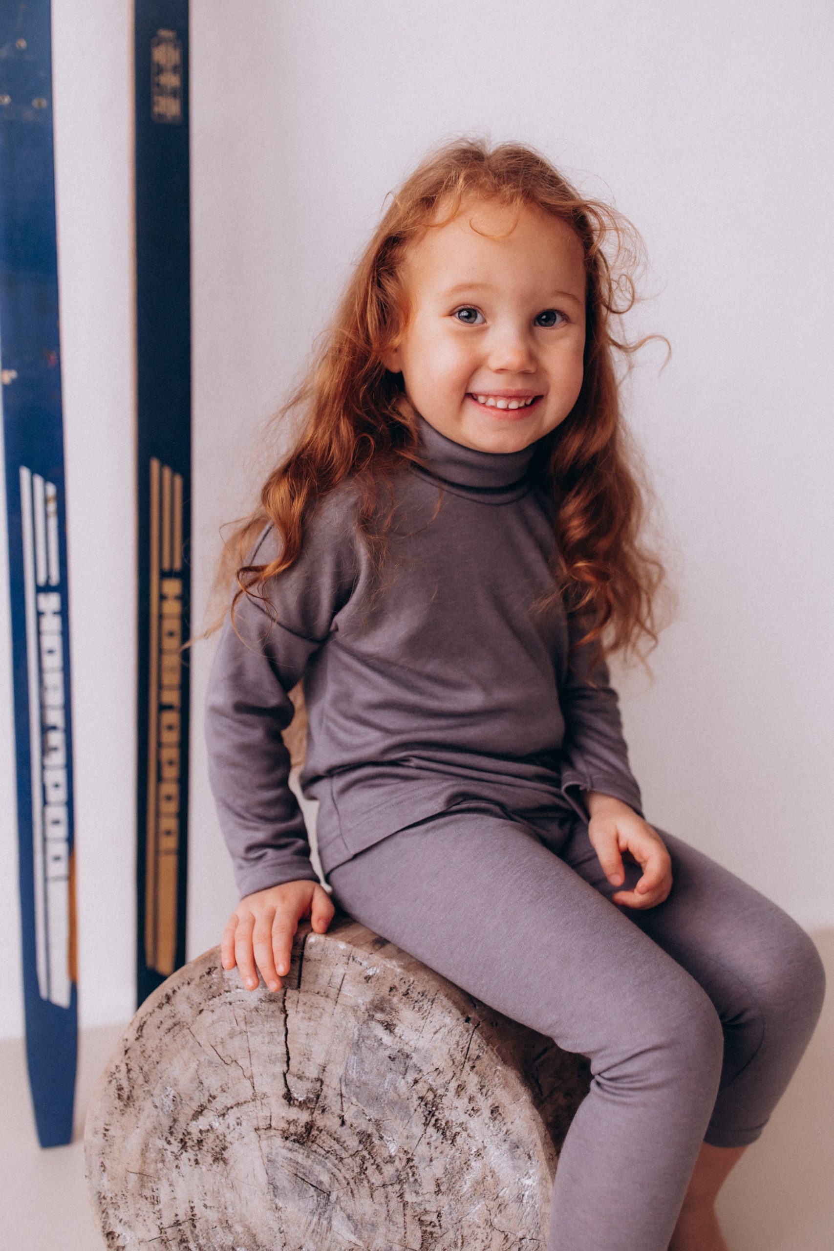 Woolly Organic Kids Leggings Lyocell Wool leggings lana merino