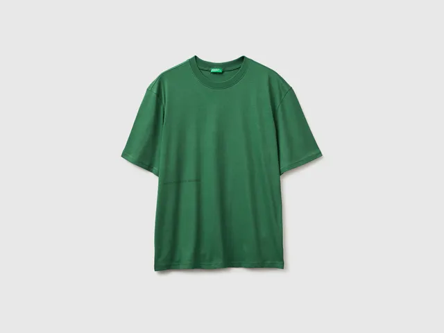 Benetton T-Shirts 30964M01W T-shirt logo cotone taglia M