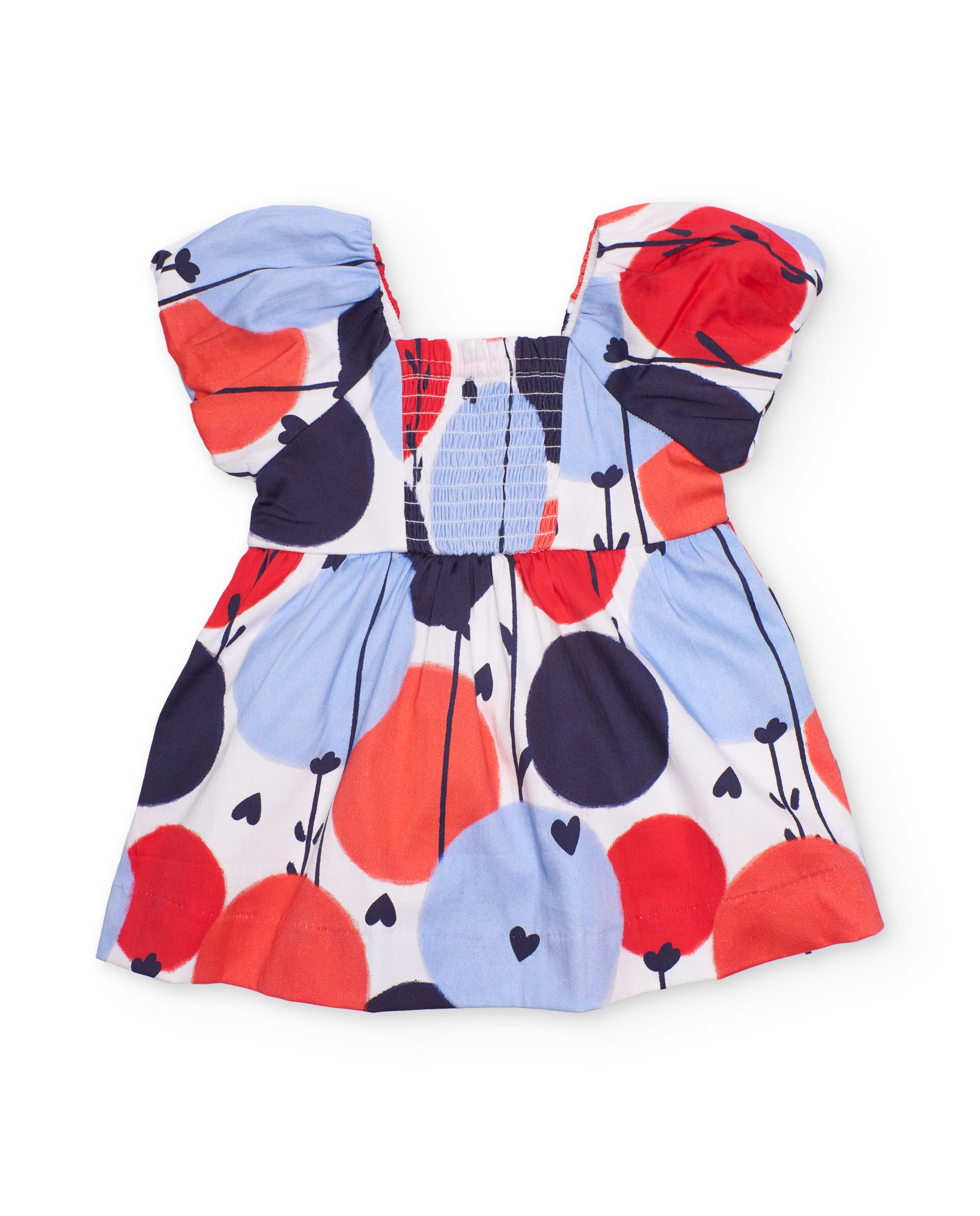 TucTuc Vestiti Vestito Bambina Bianco Maniche Sbuffo