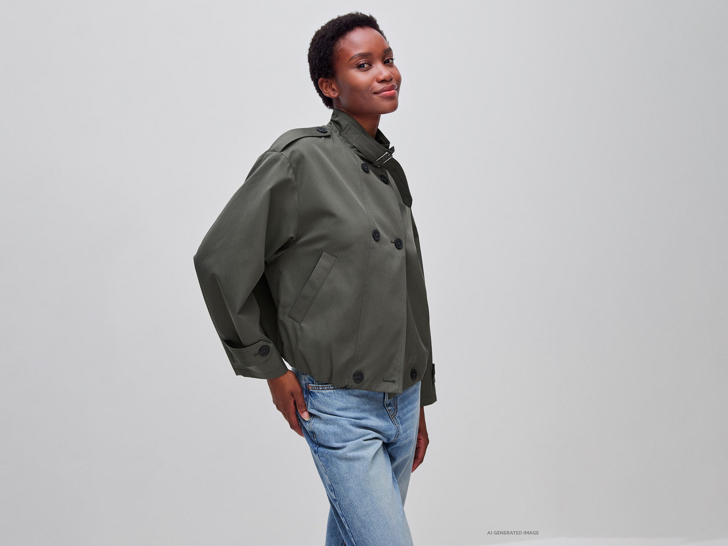 United Colors of Benetton Jackets Giacca Doppiopetto Cotone