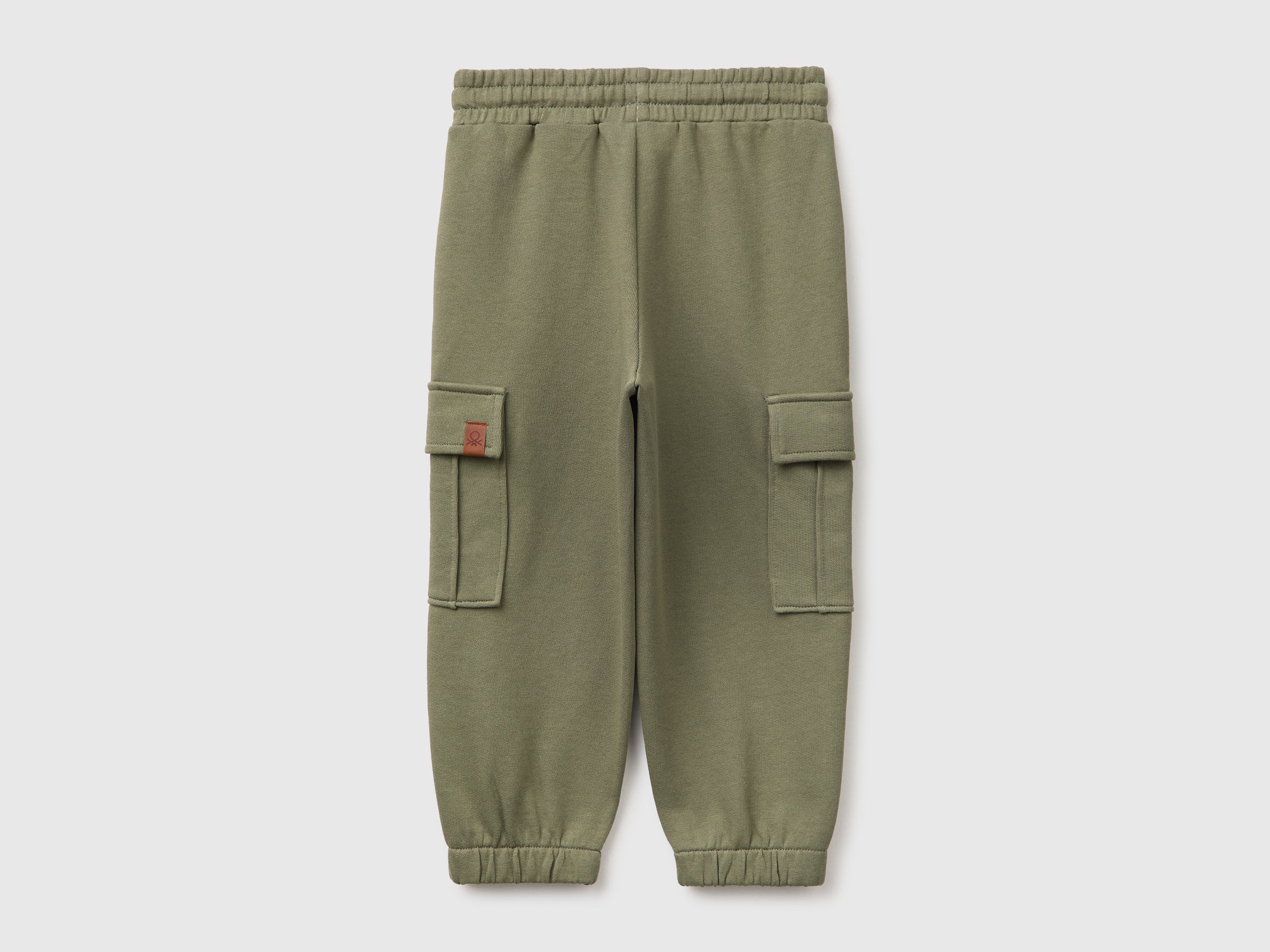 United Colors of Benetton Pantaloni Tuta Felpa Cargo Cotone Bio 82