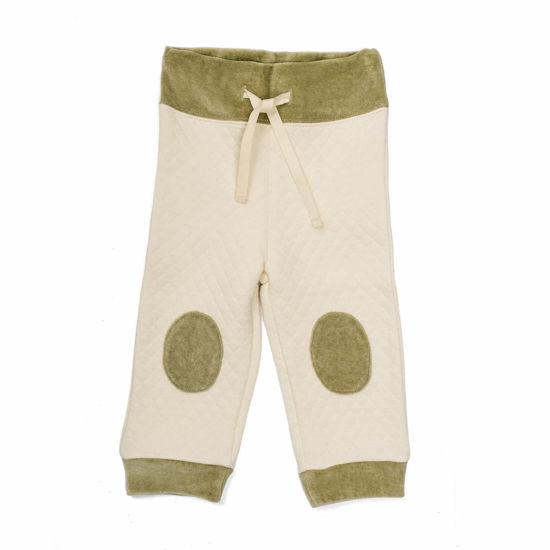 Pamboo Organic Baby pantaloni neonato toppe crema cotone bio
