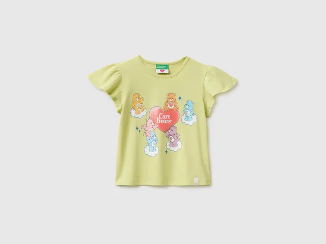 United Colors of Benetton Care Bears t-shirt bimba glitter cotone bio