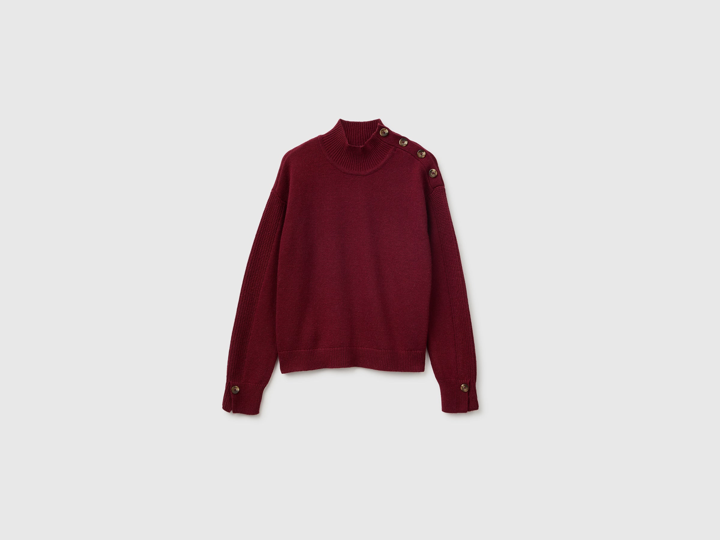 United Colors of Benetton Sweater Buttons Maglione taglia M