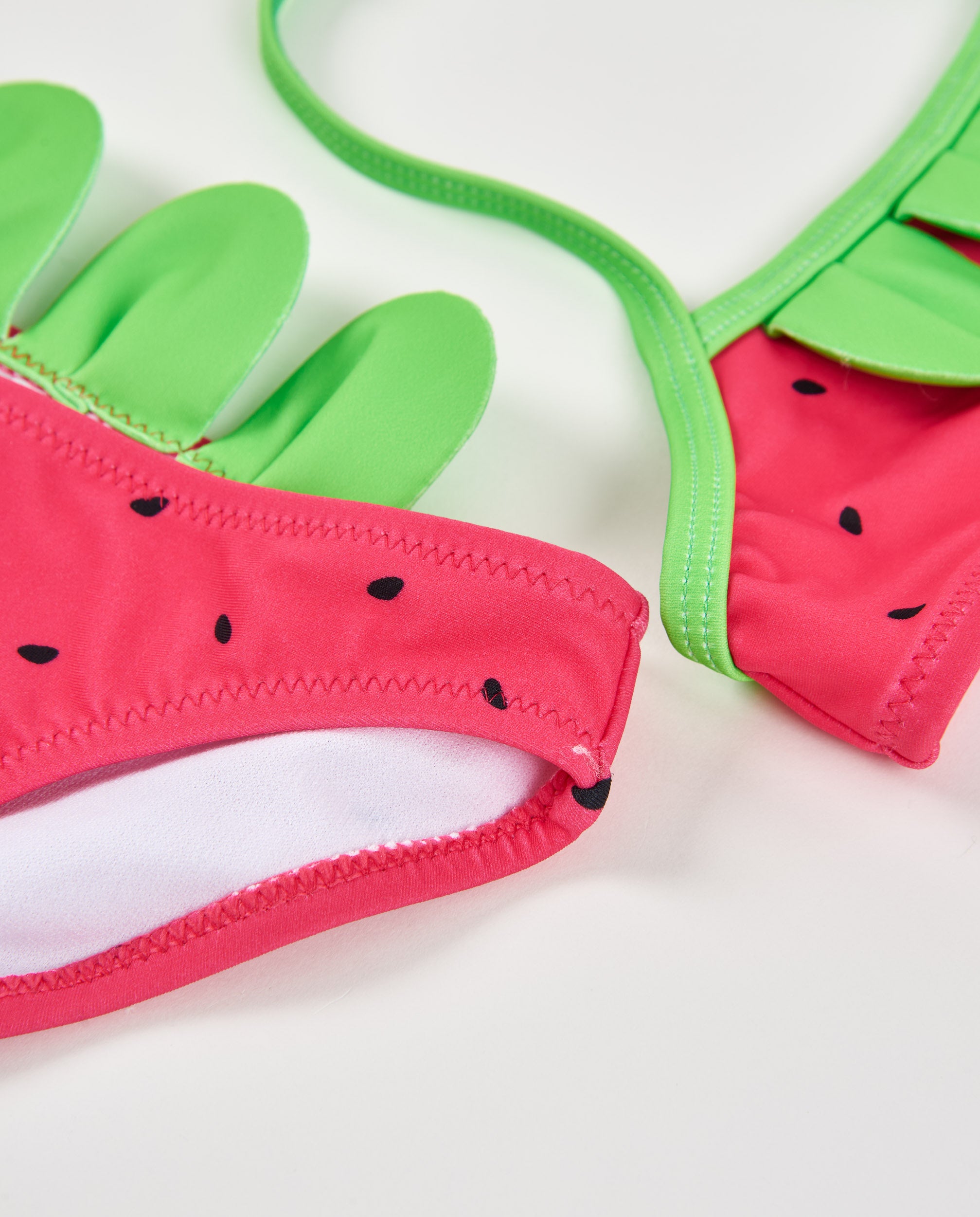TucTuc Costumi Da Bagno bikini bambina rosso fucsia fascia