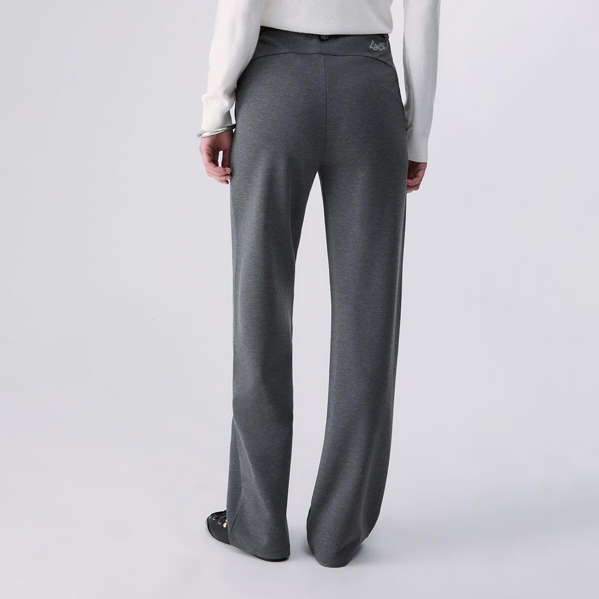Liu Jo Pantaloni Regular Fit Punto Milano XL Grigi