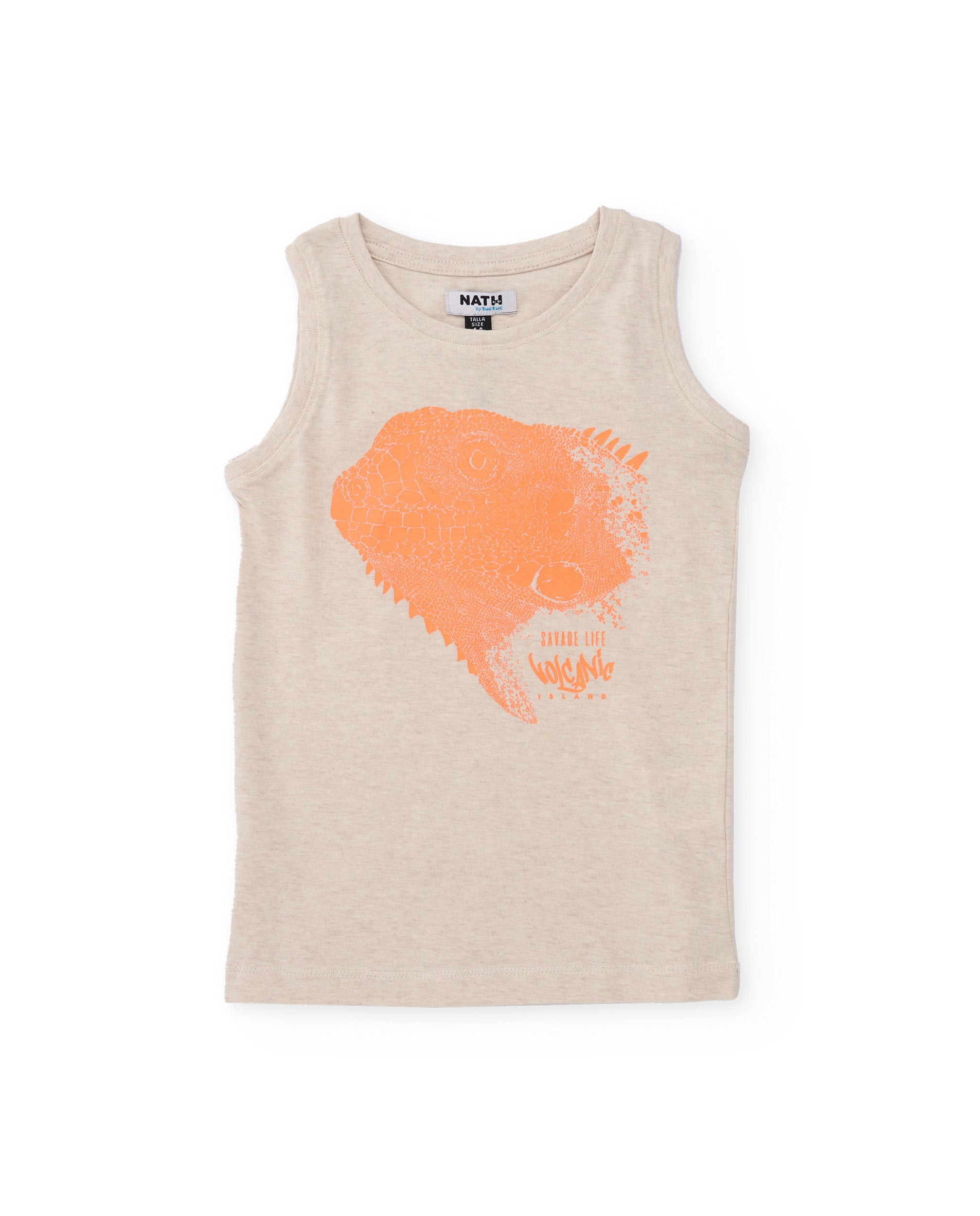 TucTuc Magliette T-Shirt Bambino Stampa Rettile Crudo