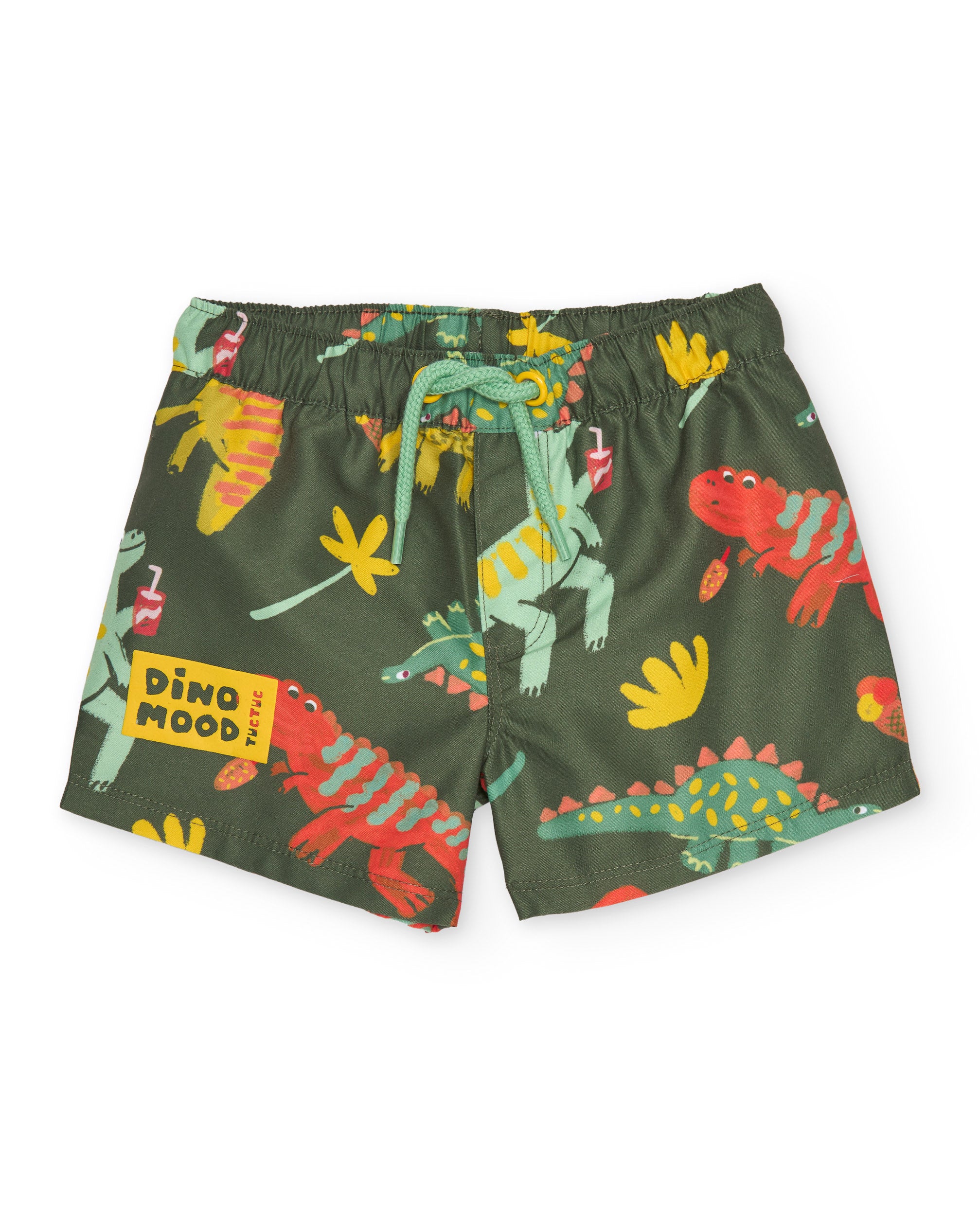 TucTuc Costumi Da Bagno boxer bimbo dinosauri verde