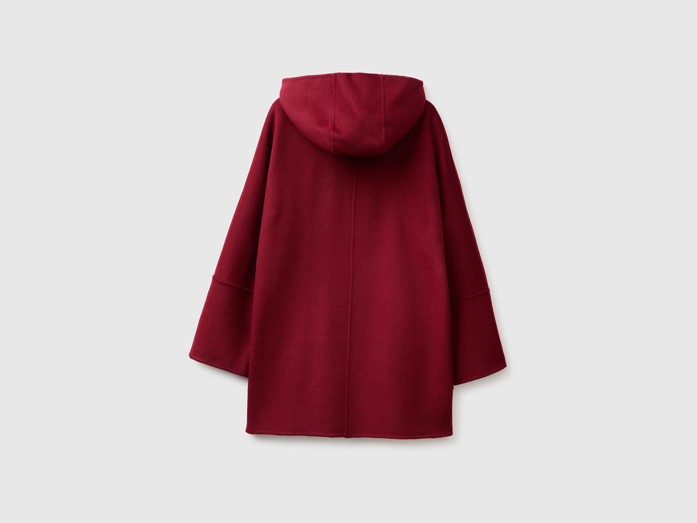 United Colors of Benetton Cappotto Lana Doppiopetto Cappuccio M