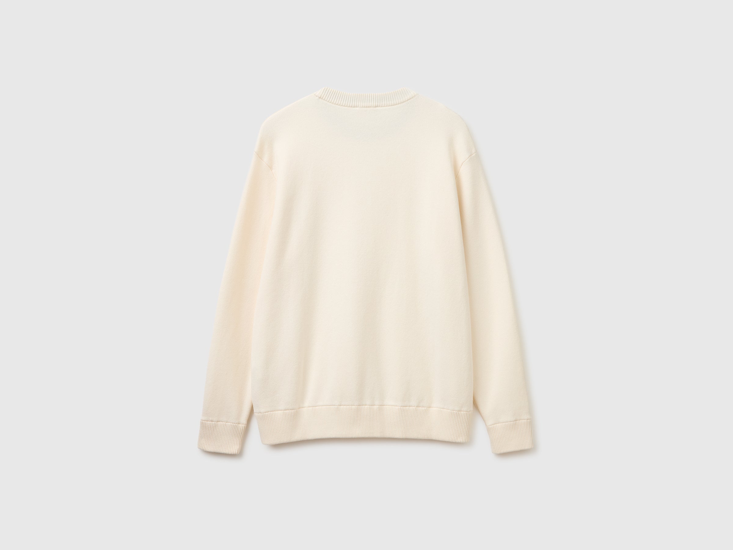 United Colors of Benetton Maglione Relaxed Maglia M Cotone Logo