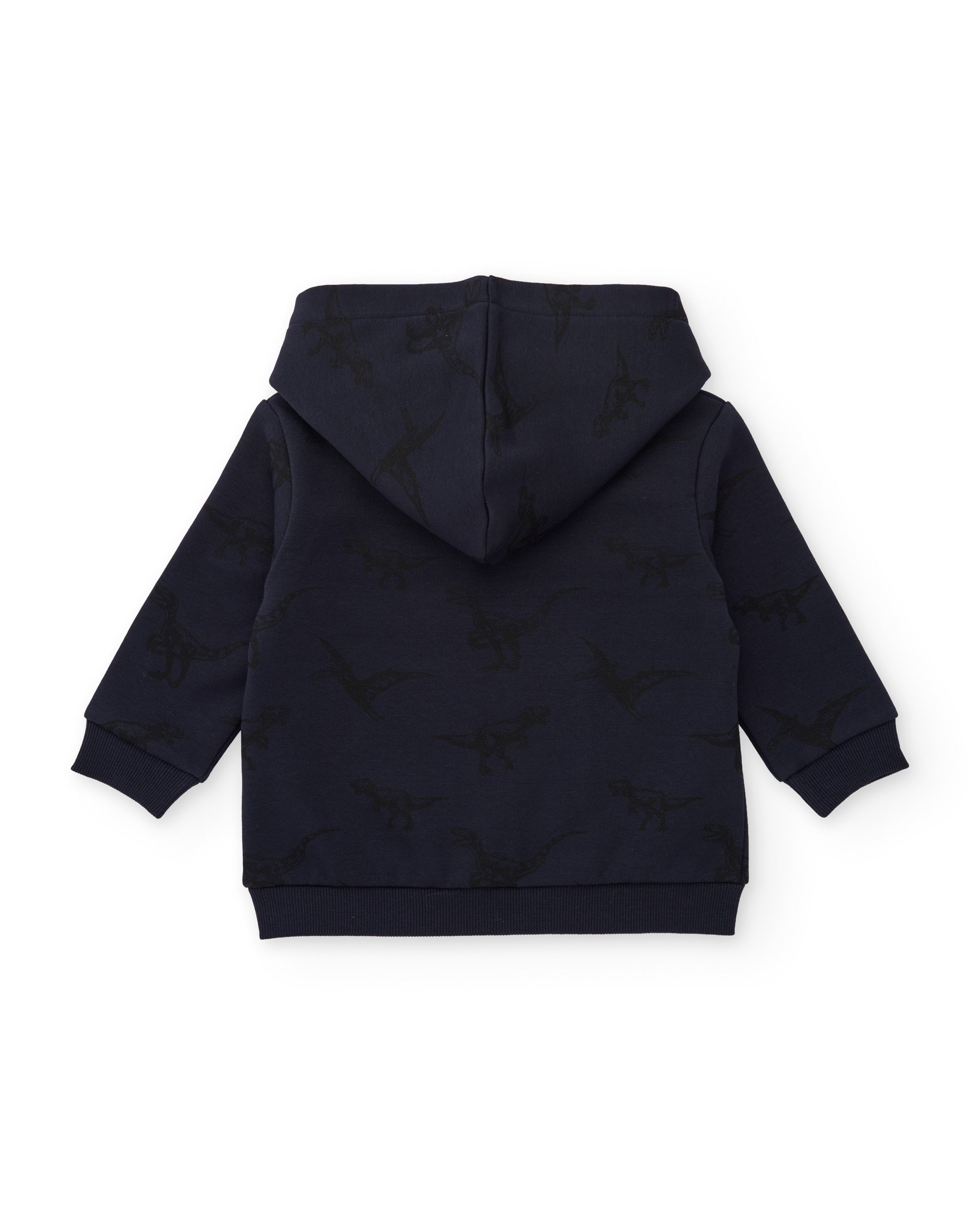 TucTuc Felpe Felpa bambino navy dinosauri cappuccio zip