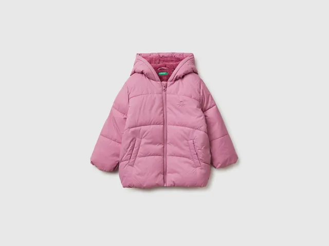 United Colors of Benetton giacca bimbo imbottita cappuccio trapuntata