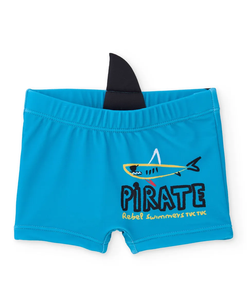 TucTuc Costume boxer bambino blu squalo