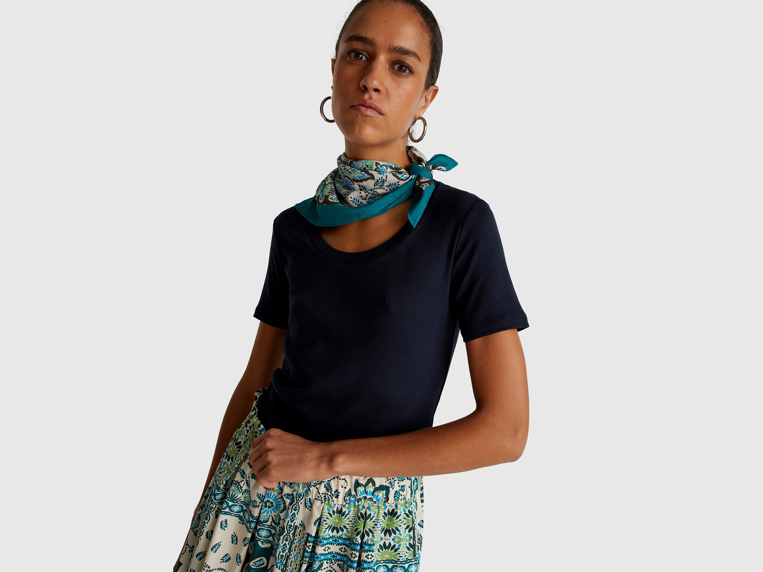 United Colors of Benetton foulard bandana viscosa leggero