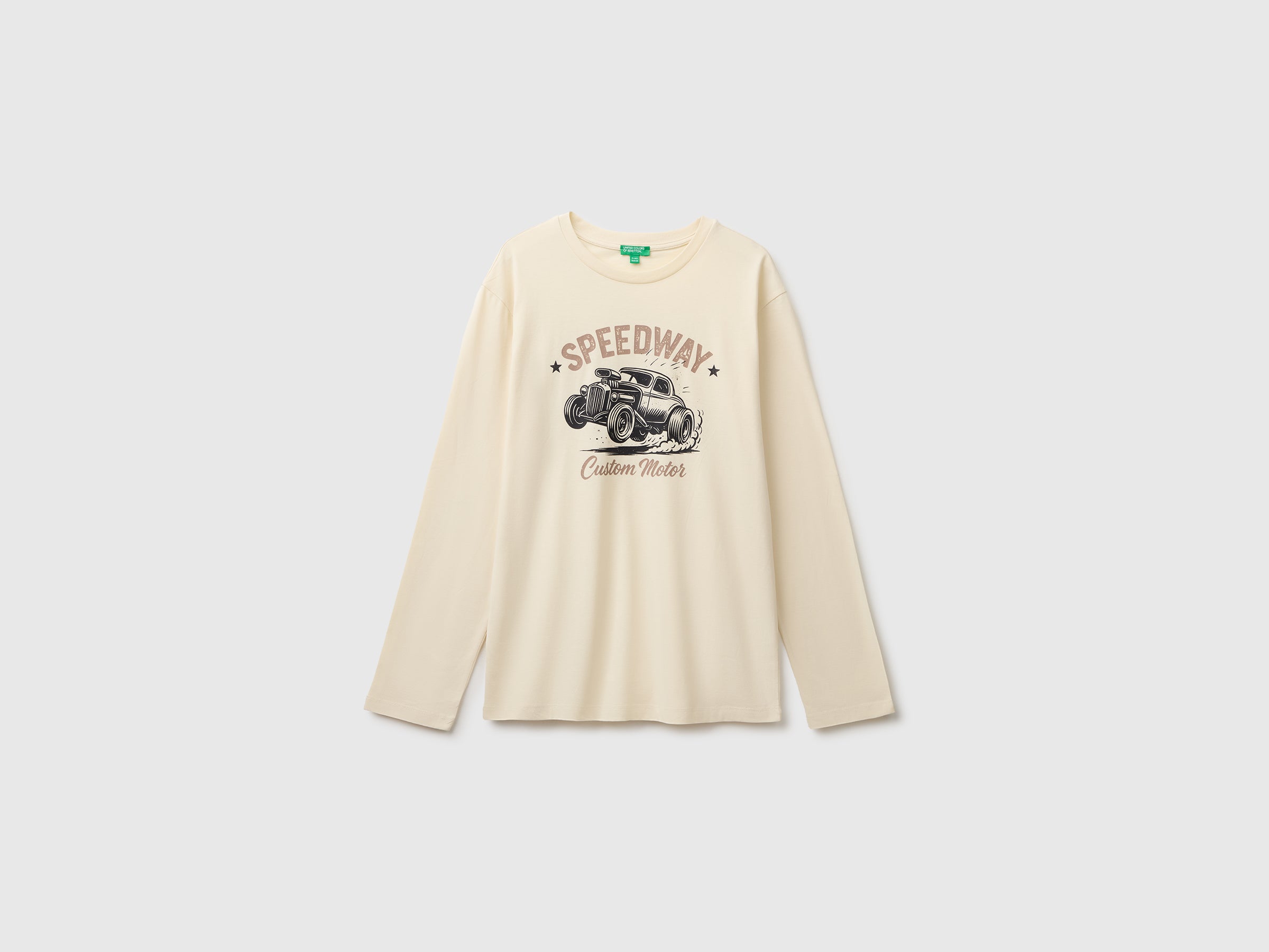 United Colors of Benetton T-Shirts maglietta cotone organico stampata
