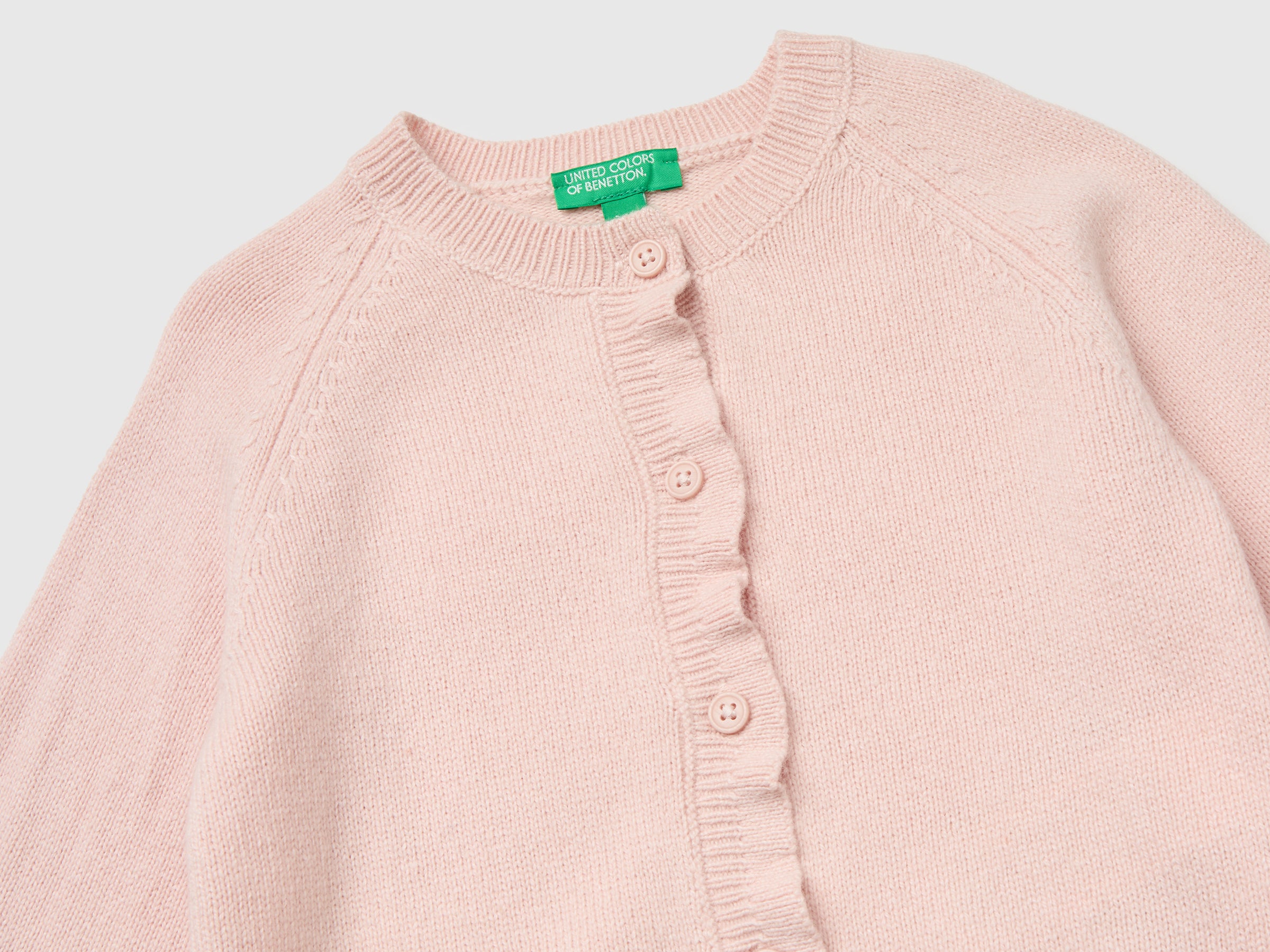 United Colors of Benetton Cardigan Bottoni Lana Bimba 104