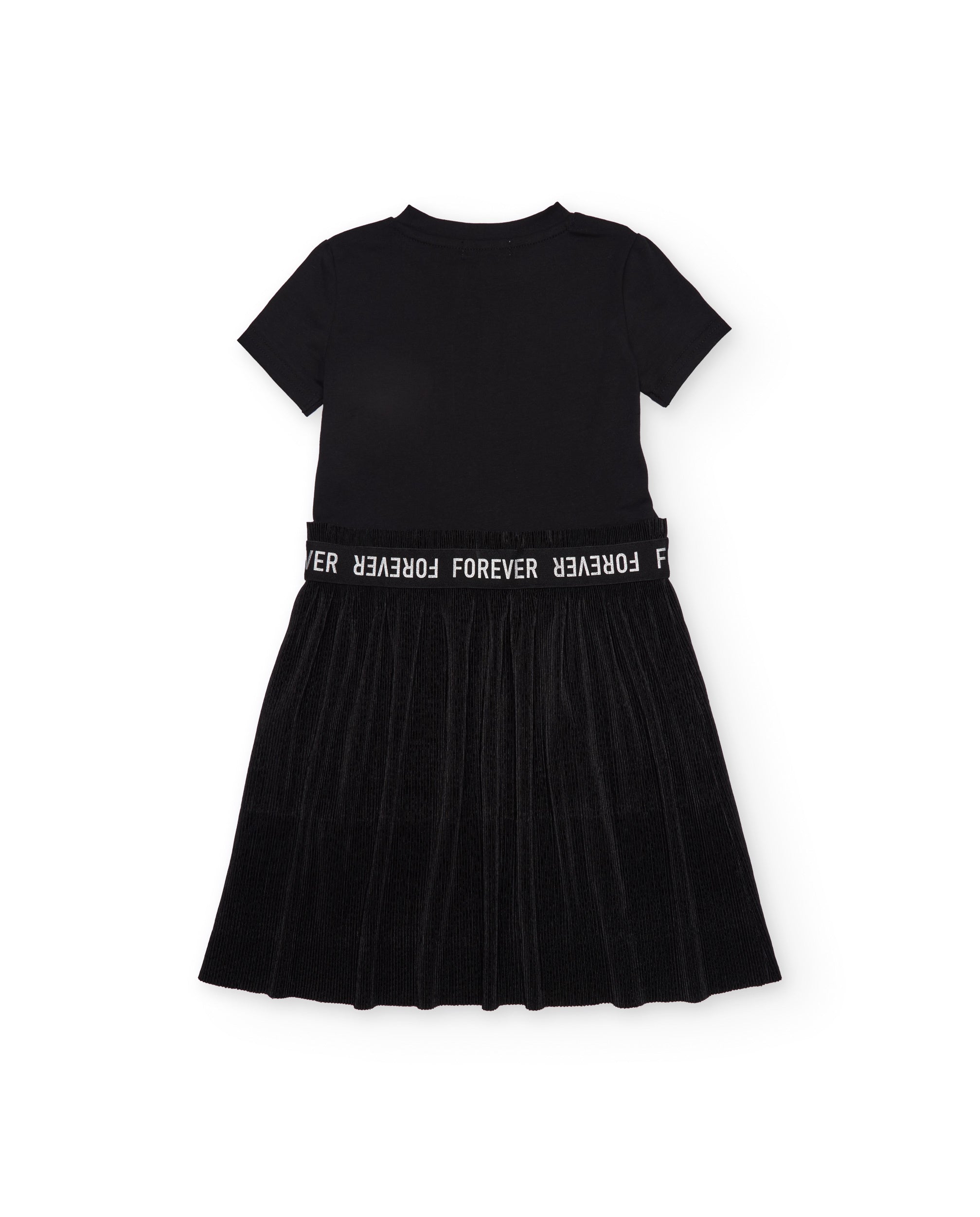 TucTuc Vestiti Vestito Maglia Brillanti Nero 4-16 Anni Elegante