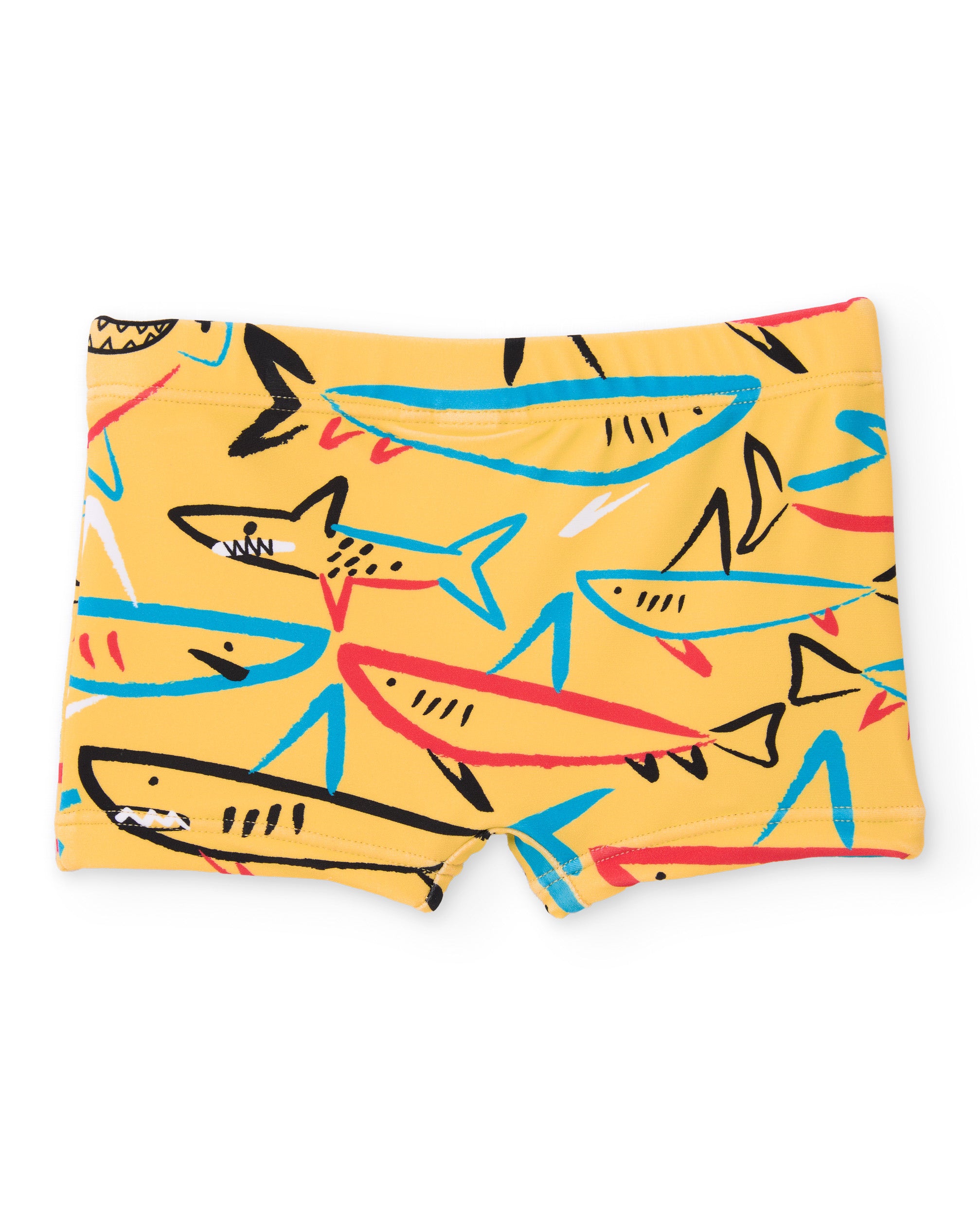 TucTuc Costumi Da Bagno Boxer Bimbo Giallo Squali